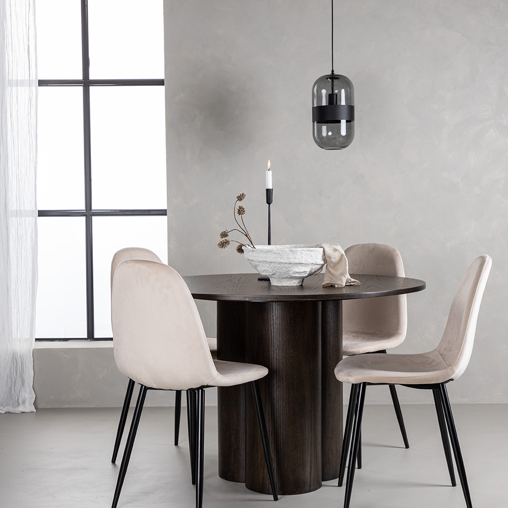 Spisegruppe Venture Home Olivia med 4 Polar Stoler
