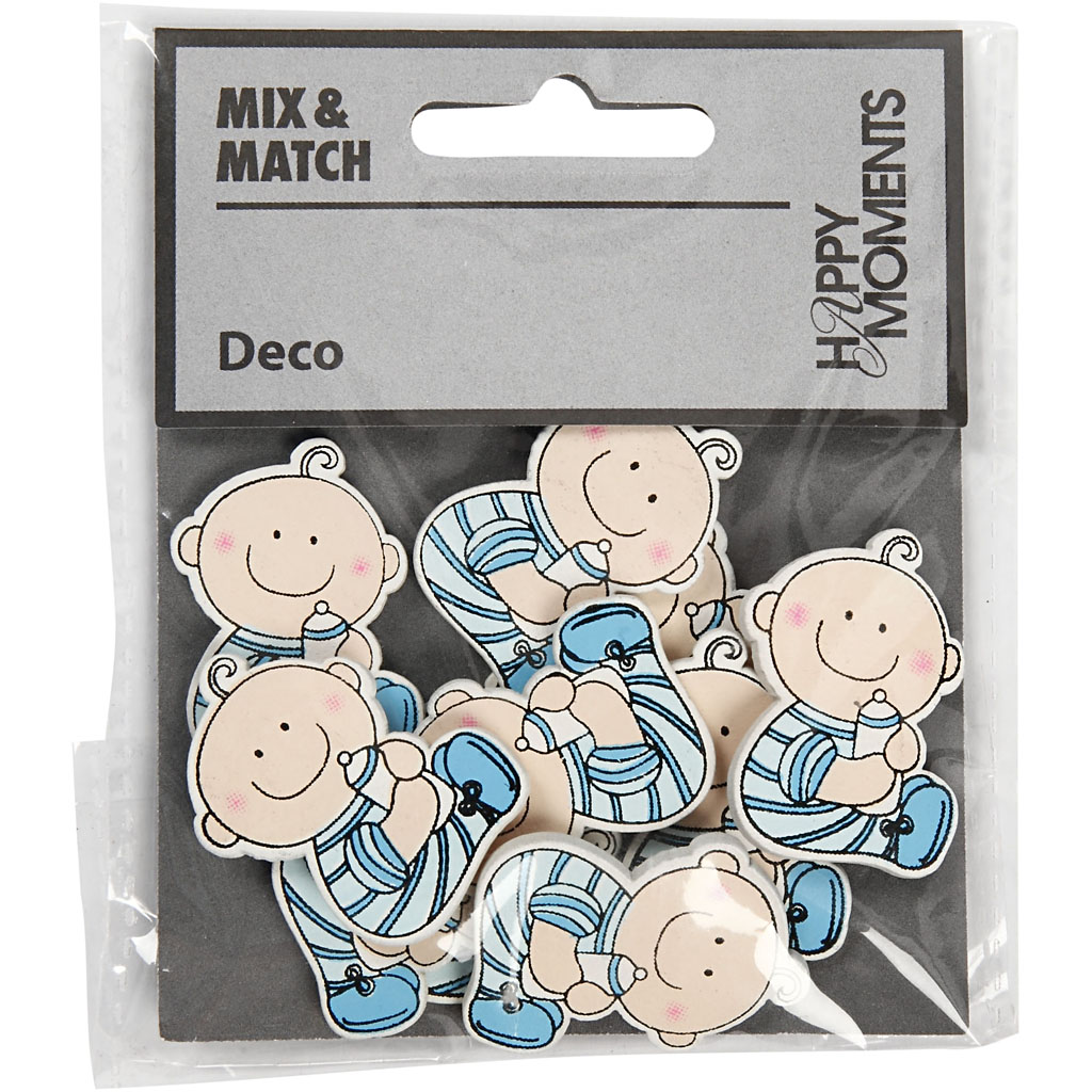 Figurer Creativ Company Baby Str 24x35 mm 10 stk/1 Pk