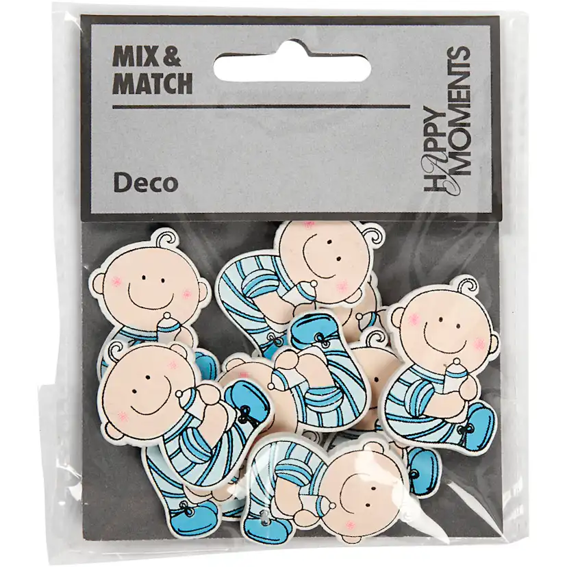 Figurer Creativ Company Baby Str 24x35 mm 10 stk/1 Pk