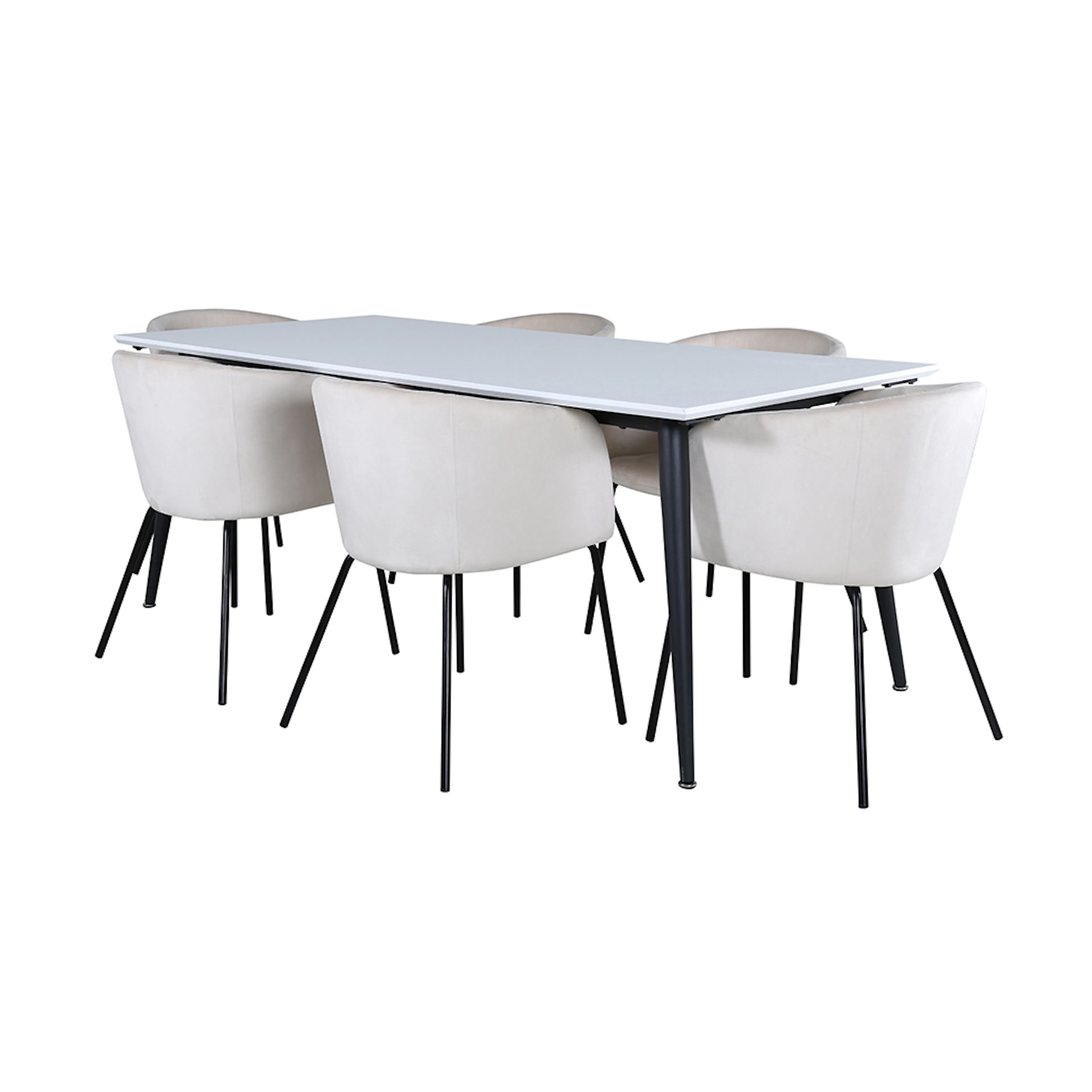 Hvit/Beige/Svart
