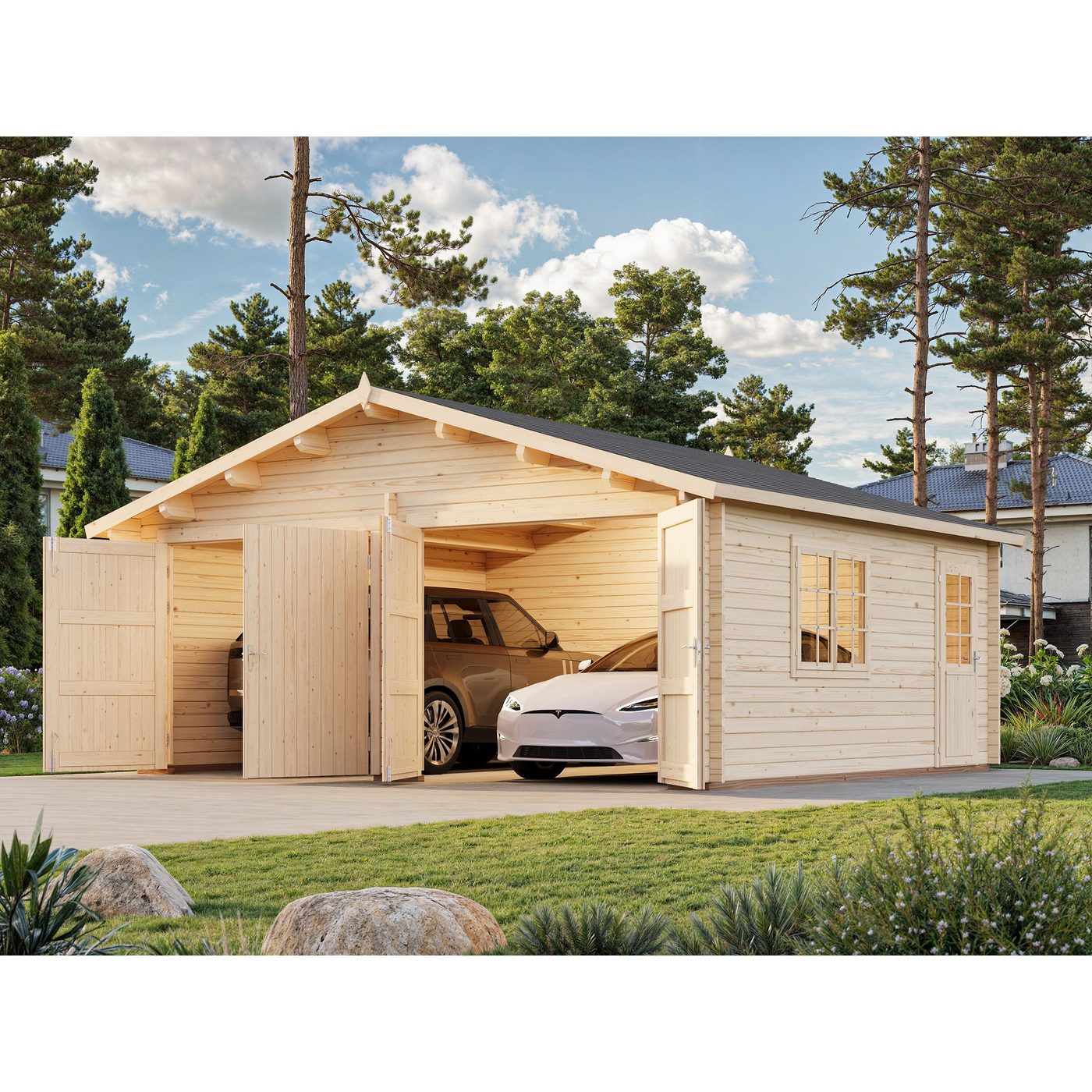 Garasjebod Palmako Roger 28,4 m2 med Slagport