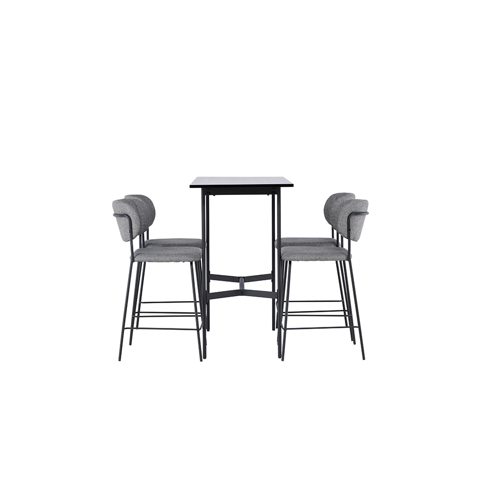 Spisegruppe Venture Home Rax med 4 stk Bell Stoler