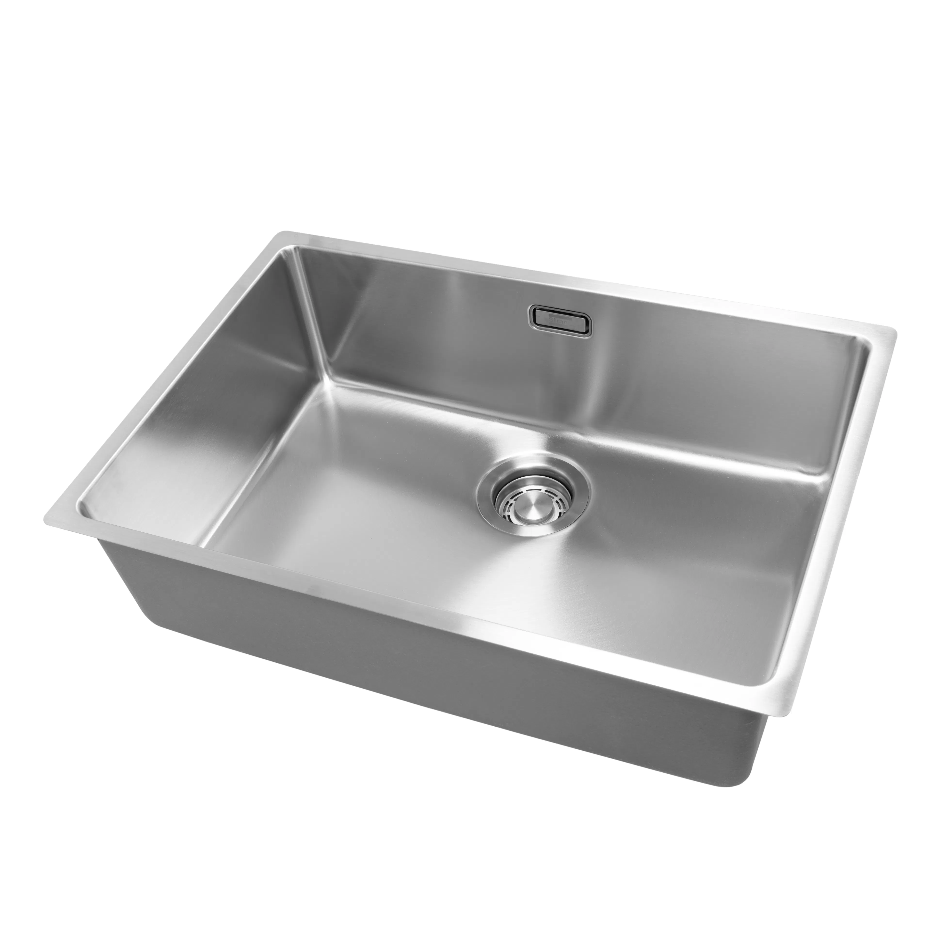 Kjøkkenvask Strand Stainless STX60-E Pressad Enkelvask for Underliming