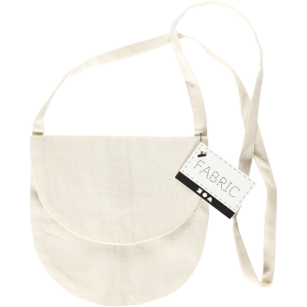 Skulderveske Creativ Company Str 15x14 cm 110 g 1 stk Lys natur