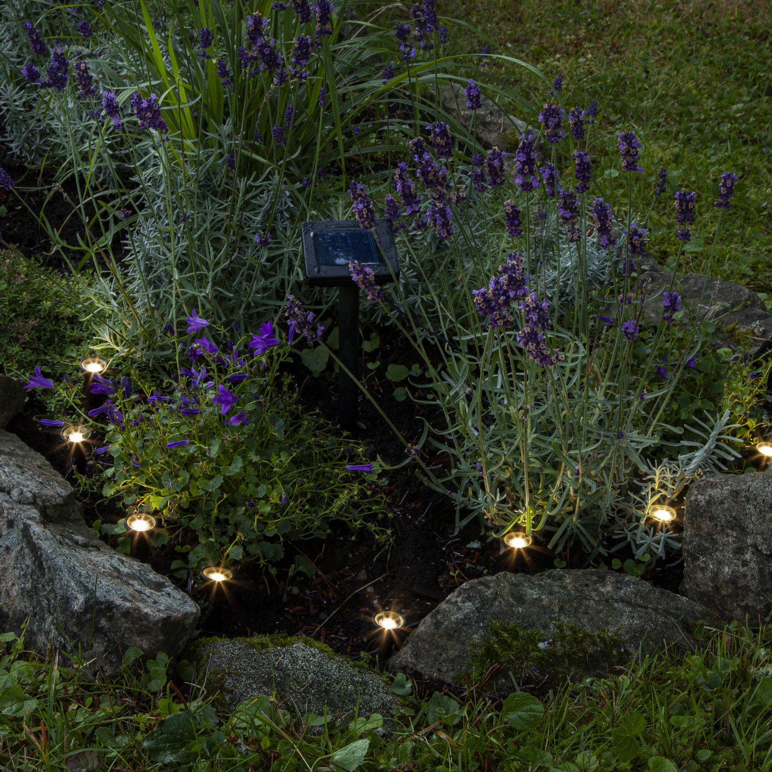 Solcelle Lyslenke Star Trading Mini Spot8 L25Lm