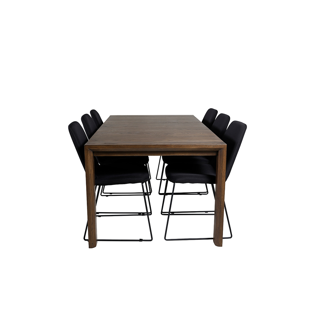 Spisegruppe Venture Home Slider med 6 Muce Stoler