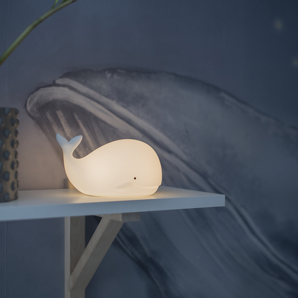 Nattlampe LED Star Trading Funksjonell Hval