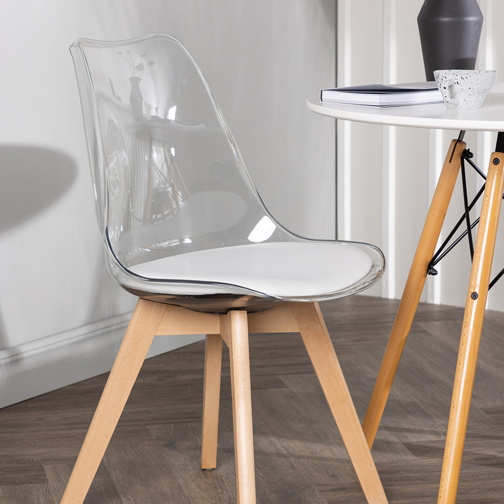 Spisegruppe Venture Home Danburi Ø60 cm med 2 stk Edvin Stoler
