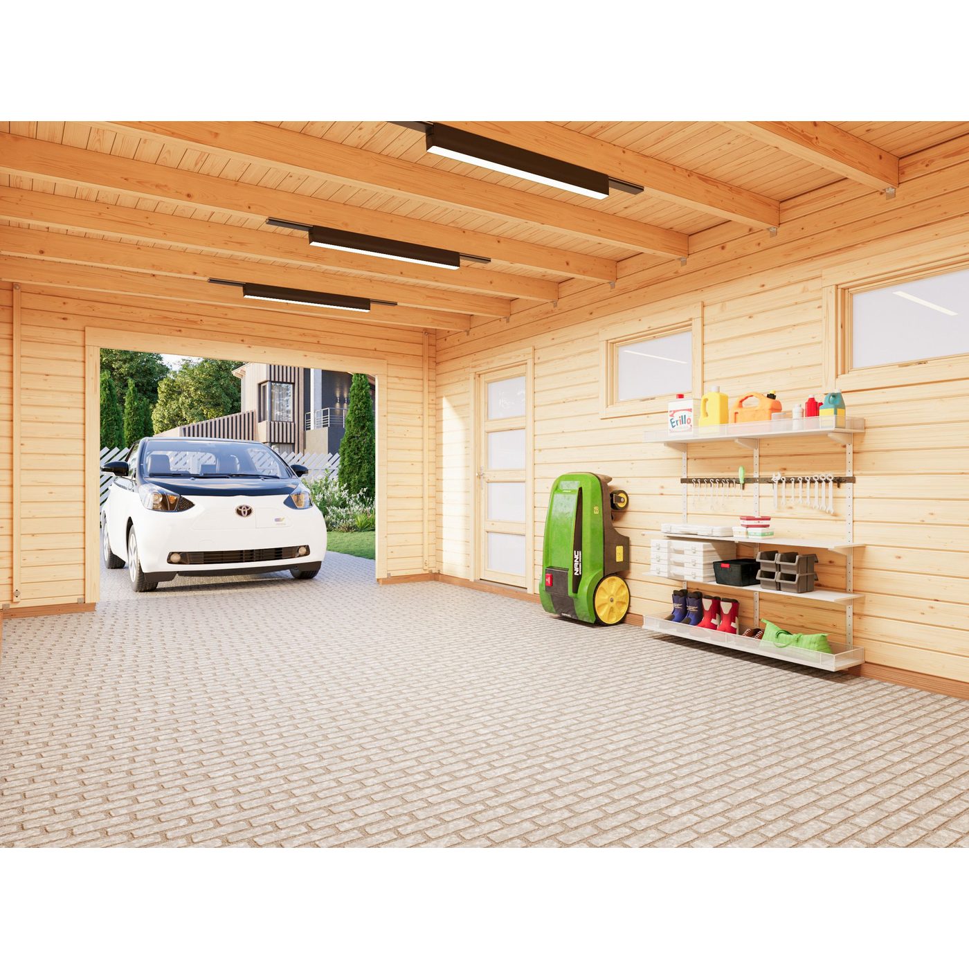 Rasmus 19,8 m2 (inv. 19,0 m2 kit) Ubehandlet
