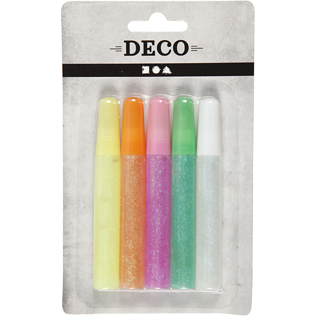 Glitterlim Creativ Company Pastellfarger 5x10 ml/1 Pk