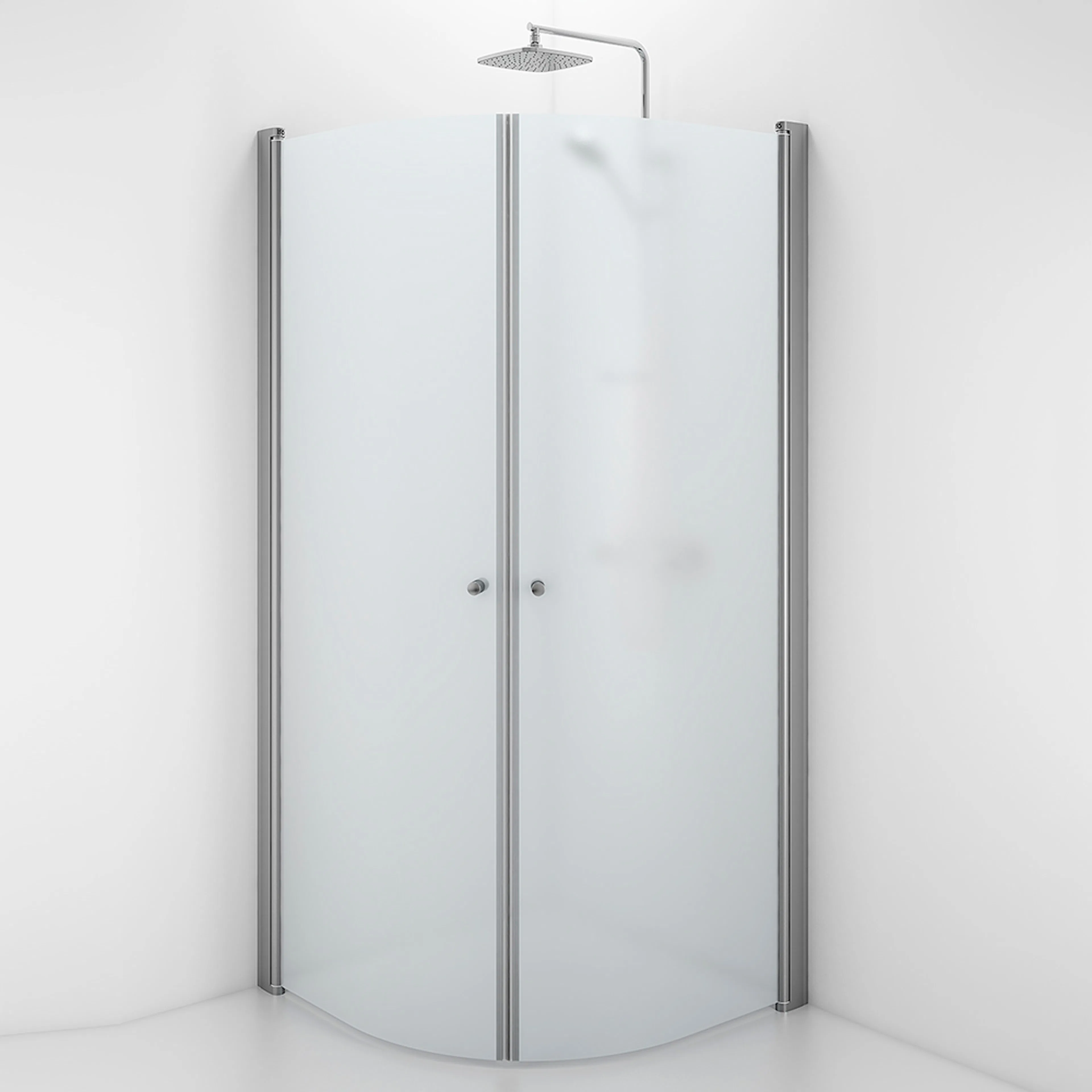 Duschdörr Contura Shower Space SBNF Bockad med Knopp 900 mm BxH:740x2000