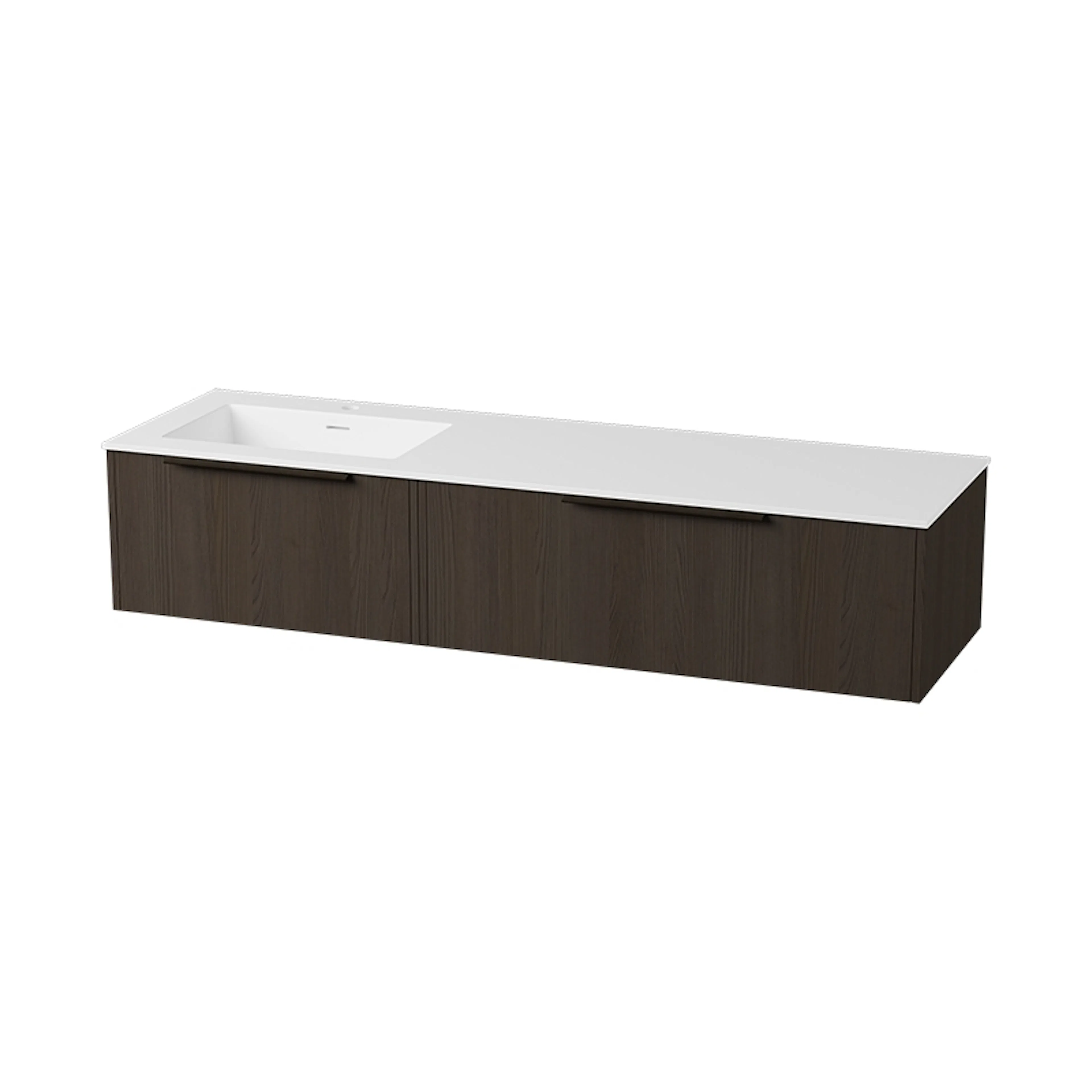 Servantskap FOSSBAD New Block B150 for Heldekkende Servant med Venstrekulp