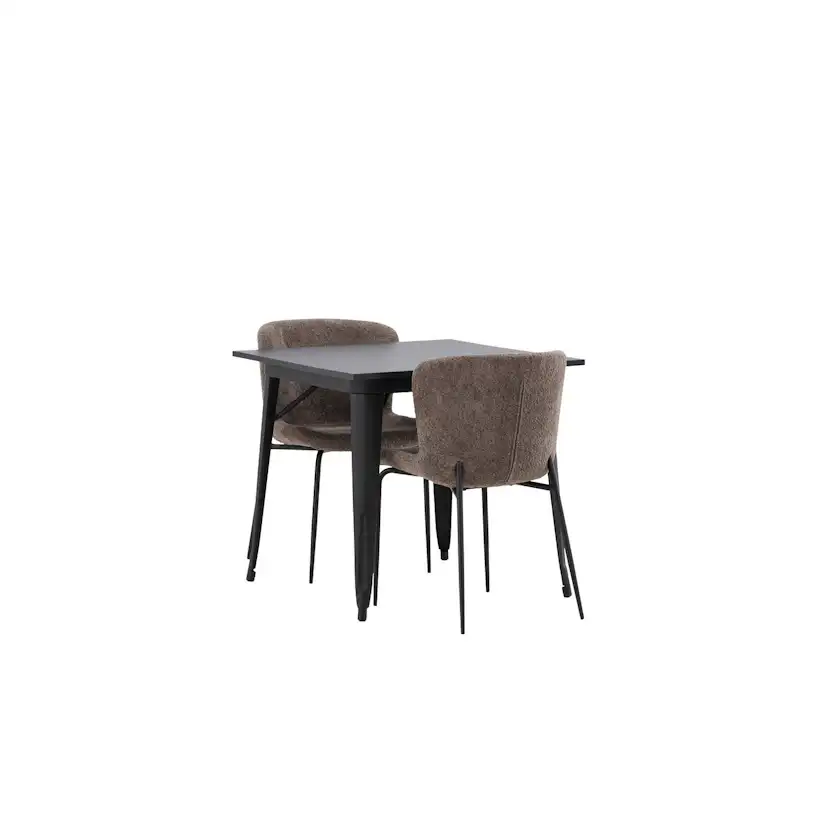 Spisegruppe Venture Home Tempe med 2 Modesto Stoler