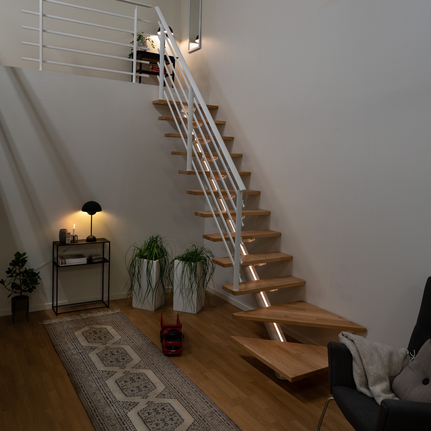 Plassbesparende Trapp Dolle Sydney Bøk Oljet 1/4 Pure