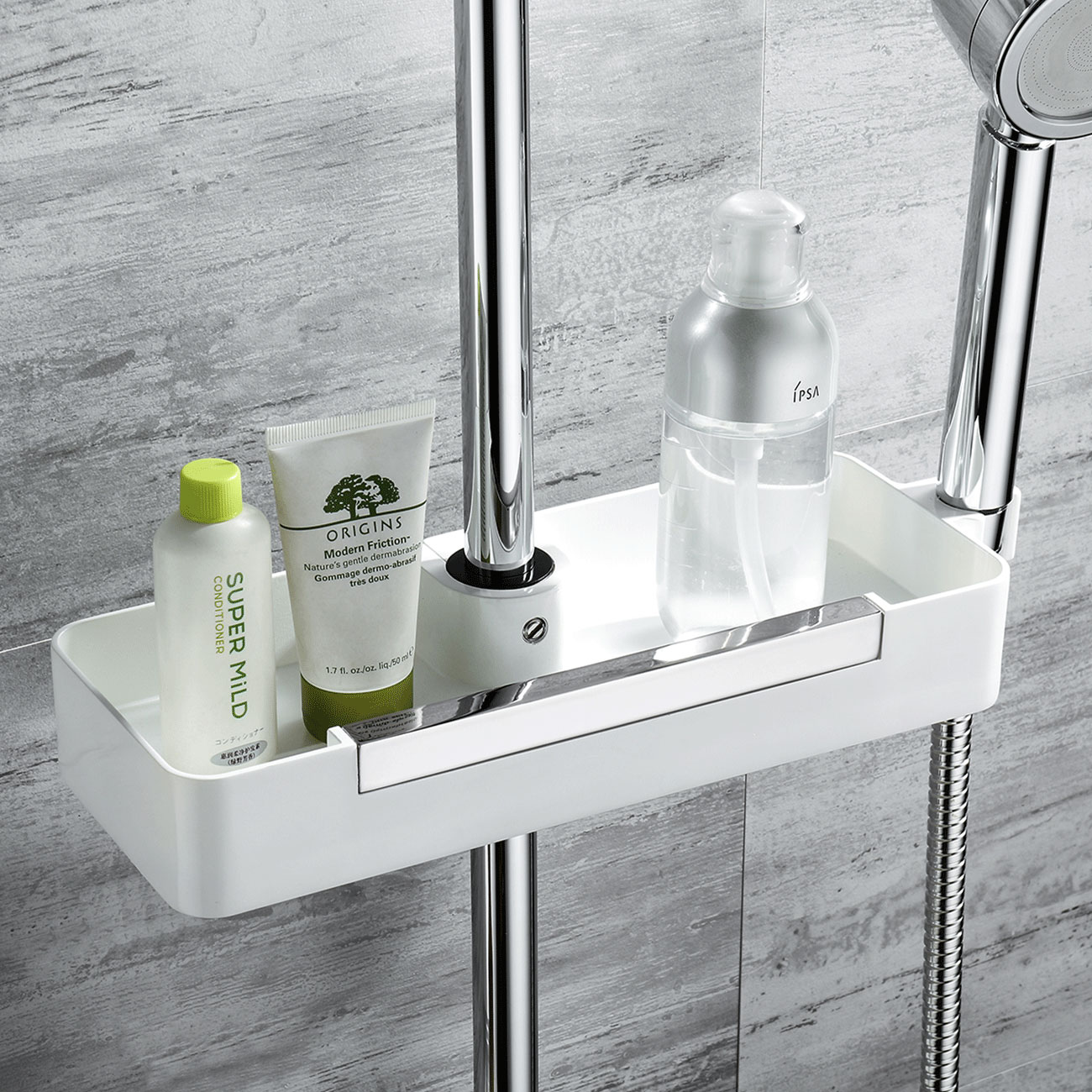 Tvålkorg Bathlife Belasta för Duschstång