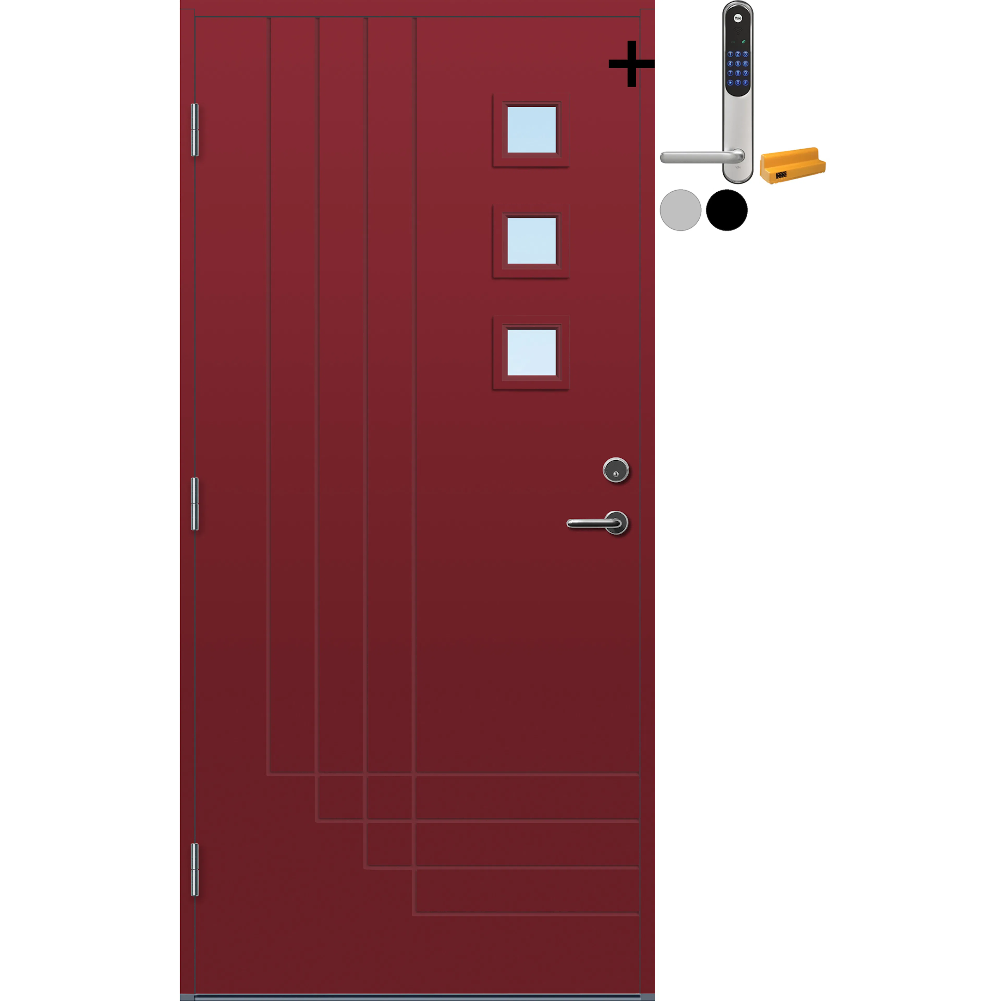NCS S-4050-R, Mørk Rød