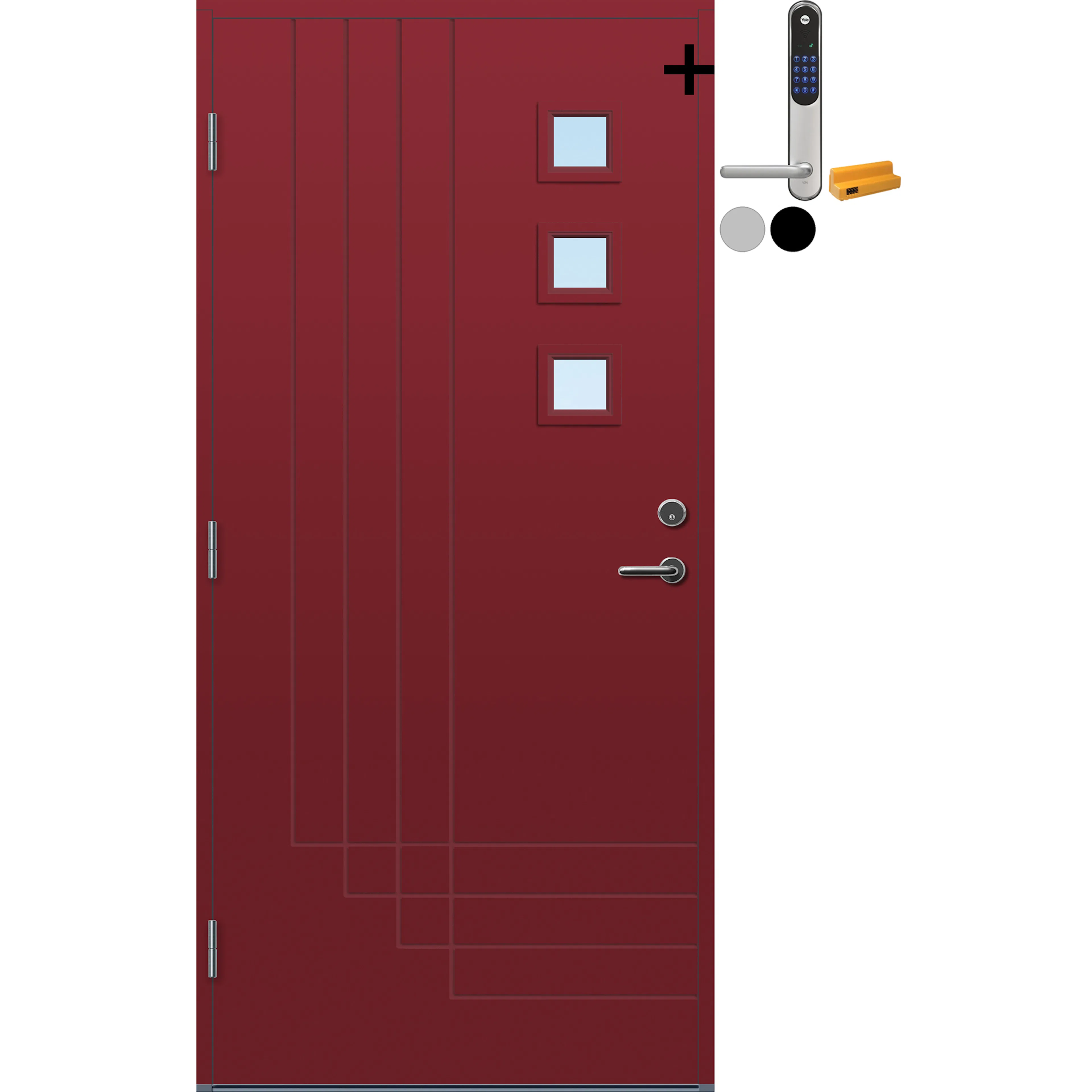 NCS S-4050-R, Mørk Rød