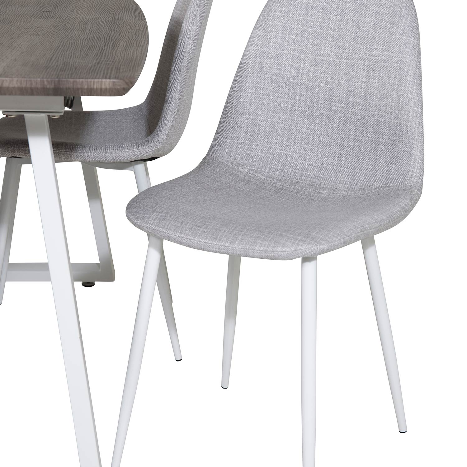 Spisegruppe Venture Home Ina med 4 Pobbie Stoler Polyester