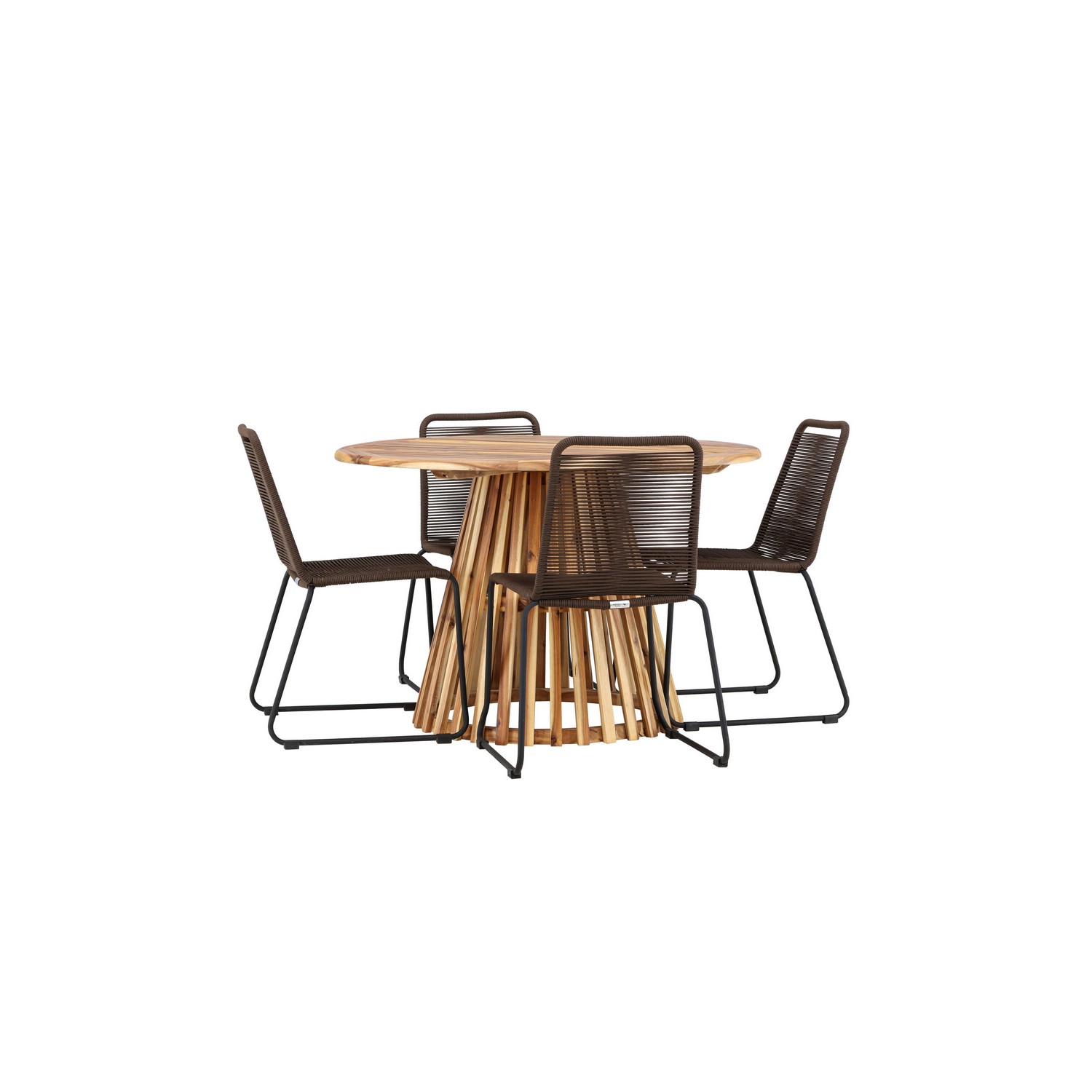 Hagegruppe Venture Home Lumpur med 4 Lindos Stoler