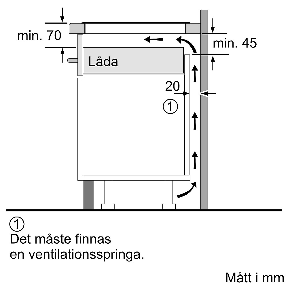 Induksjonstopp Bosch Serie 8 PXE601DC1E med PerfectFry-Sensor