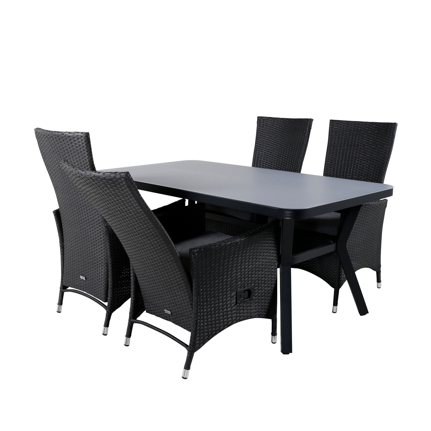Spisegruppe Venture Home Vyn med 4 Pam Spisestoler
