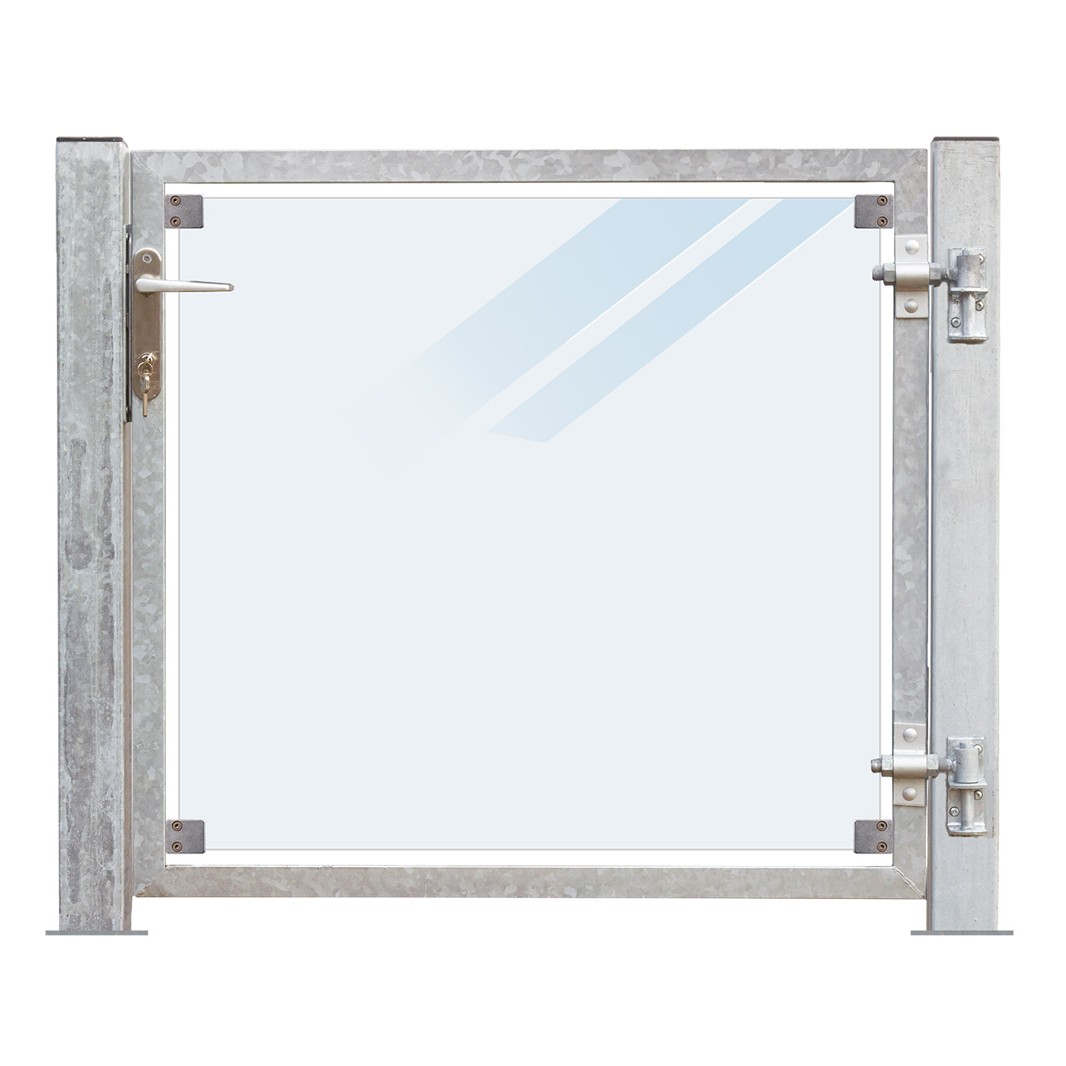 Port PLUS Frostet for Glassrekkverk