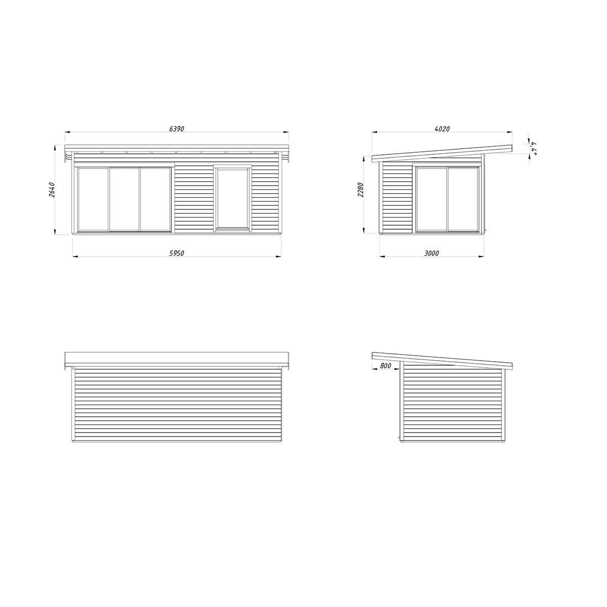 Hagestue Palmako Andrea 17,1 m2
