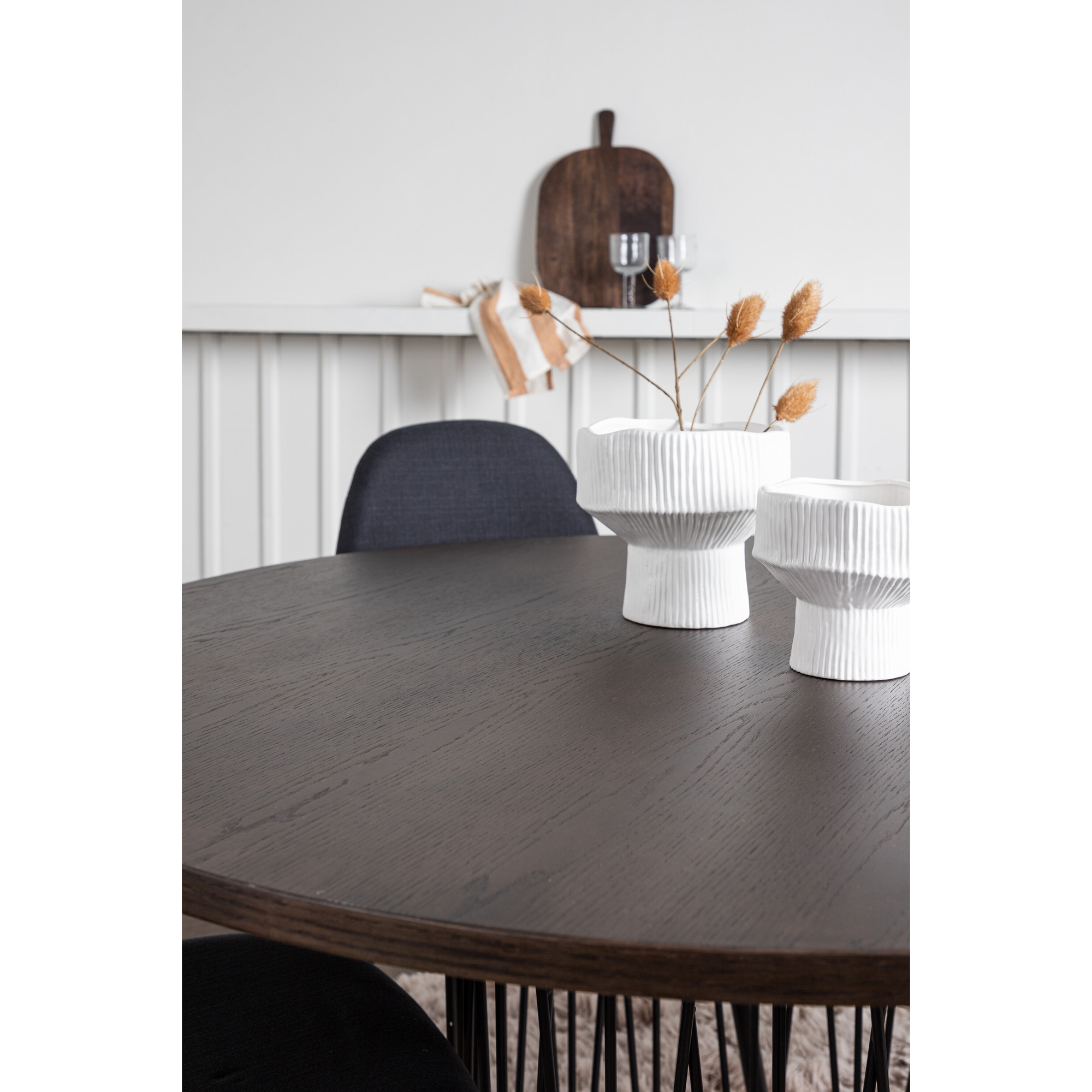 Spisegruppe furniture/fashion Stone med 4 Polar Stoler