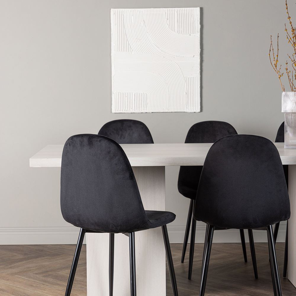 Spisegruppe Venture Home Olga med 6 stk Polar Stoler