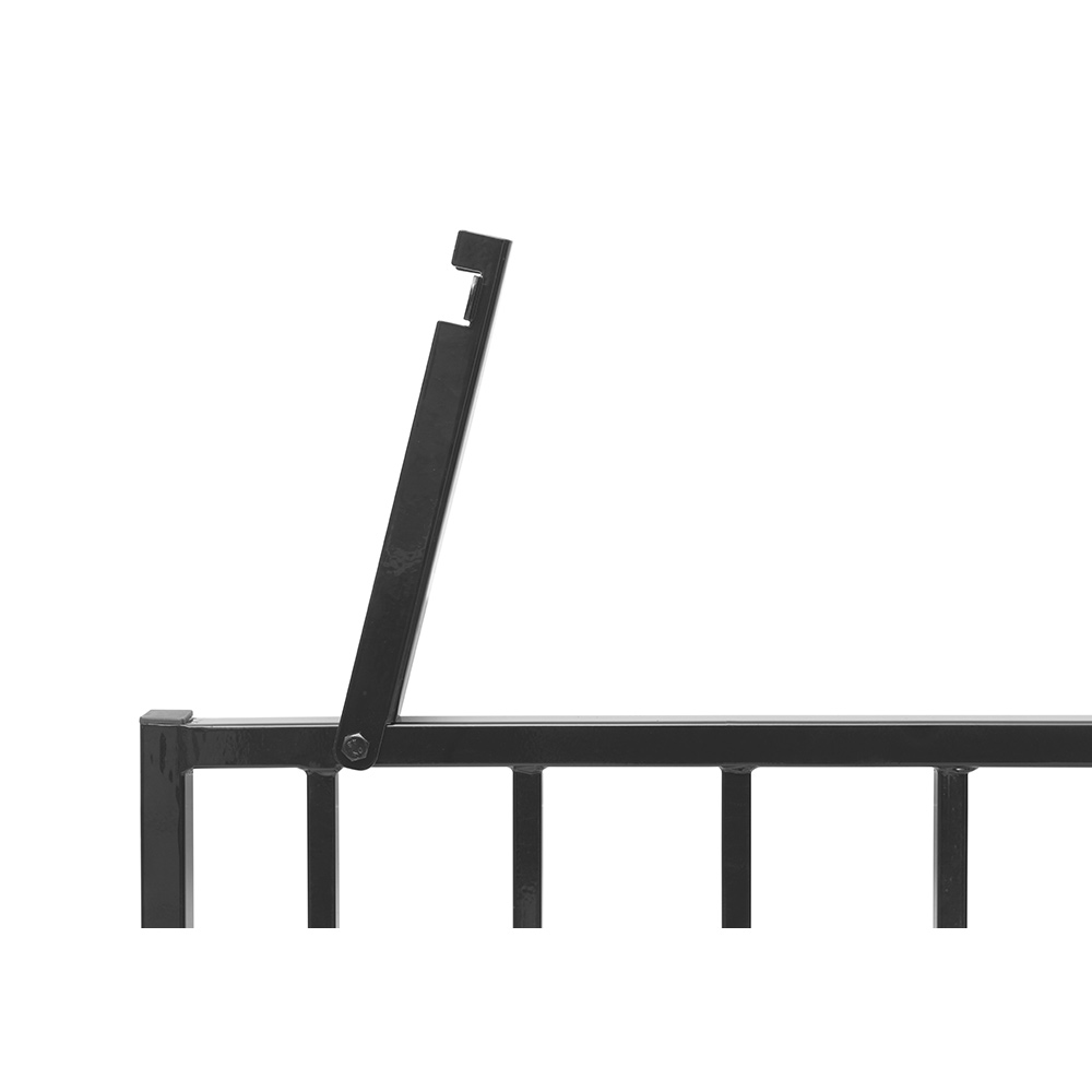 Port Skotte Garden Dubbel Klassisk 360X90 cm Sort