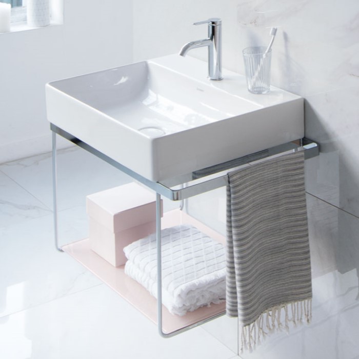 Metallkonsoll Duravit DuraSquare Vegghengt til Servant