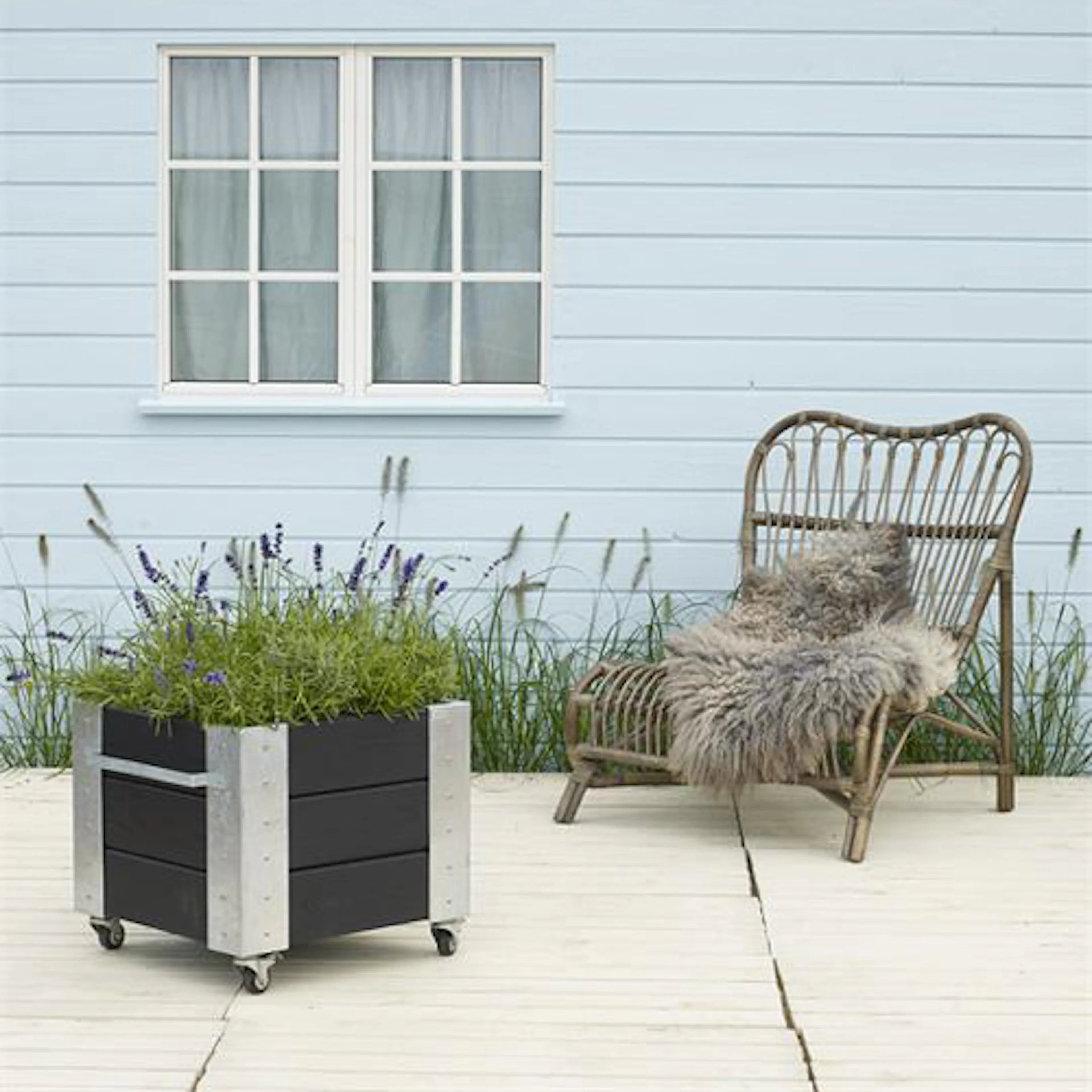 Blomsterkasse PLUS Cubic 46x50x45 cm