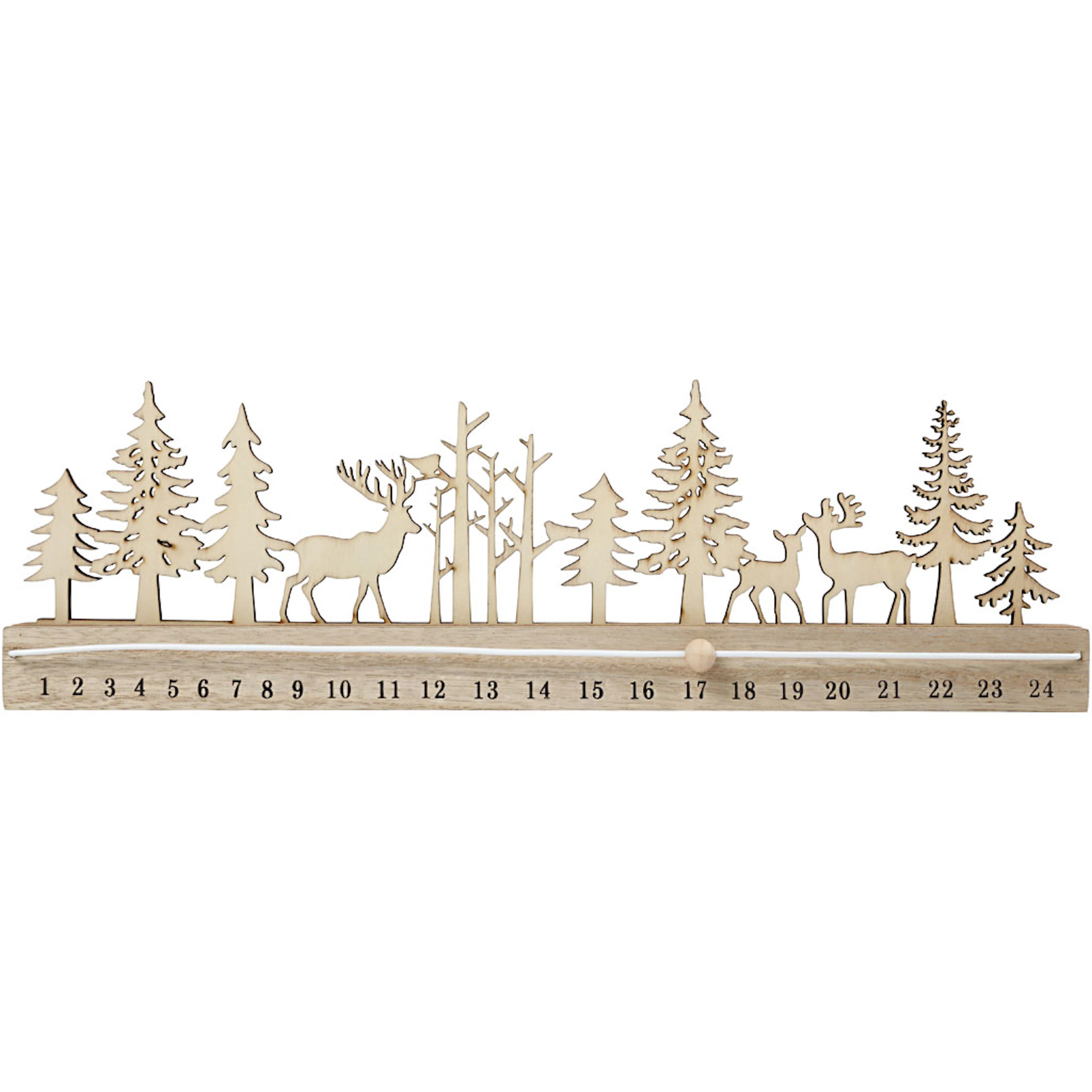 Julekalender Creativ Company 12x40x3,6 cm