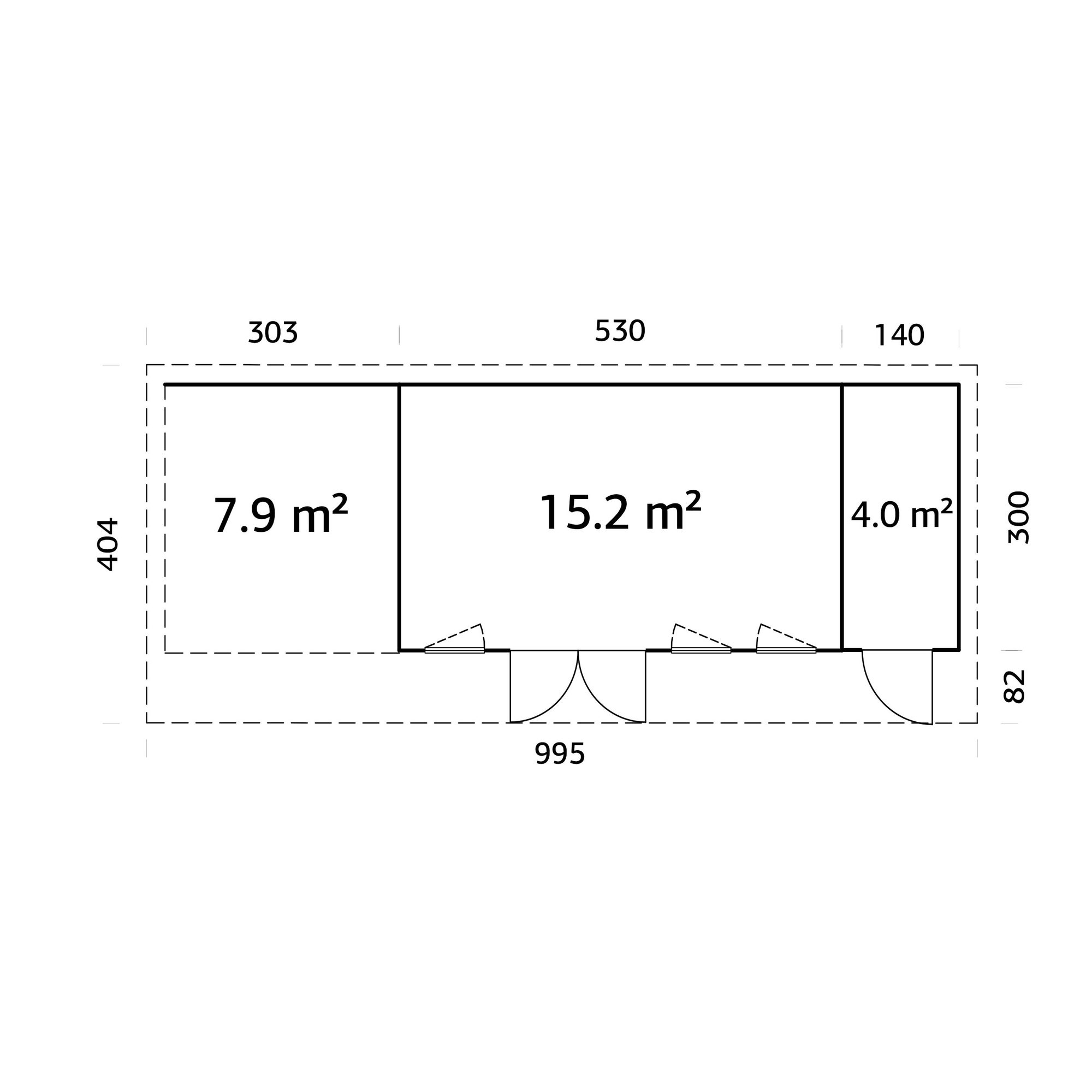 Hagestue Palmako Aurelia 28,4 m² (inv. 27,1 m²)