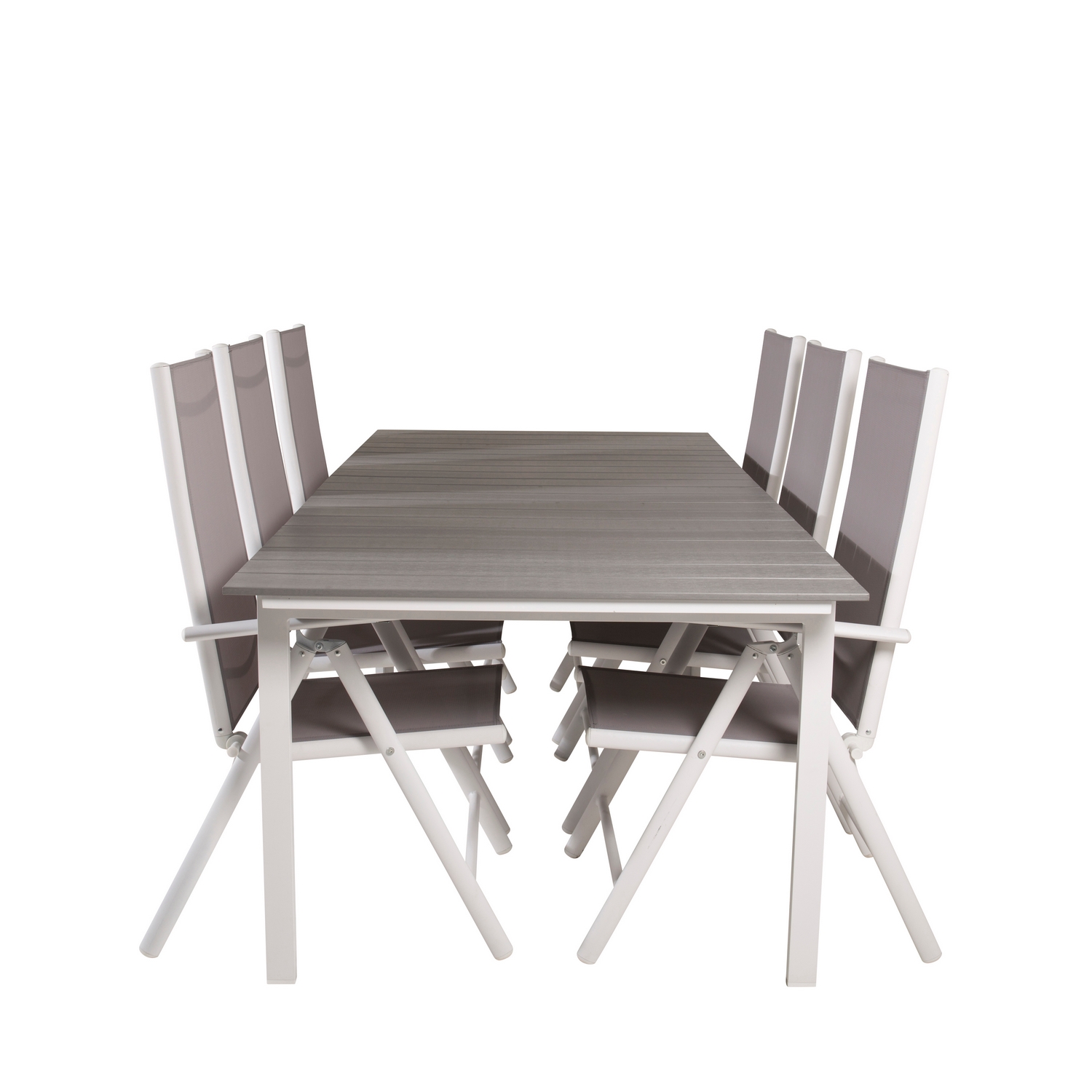Spisegruppe Venture Home Lova 224/324 med 6 Bront Stoler