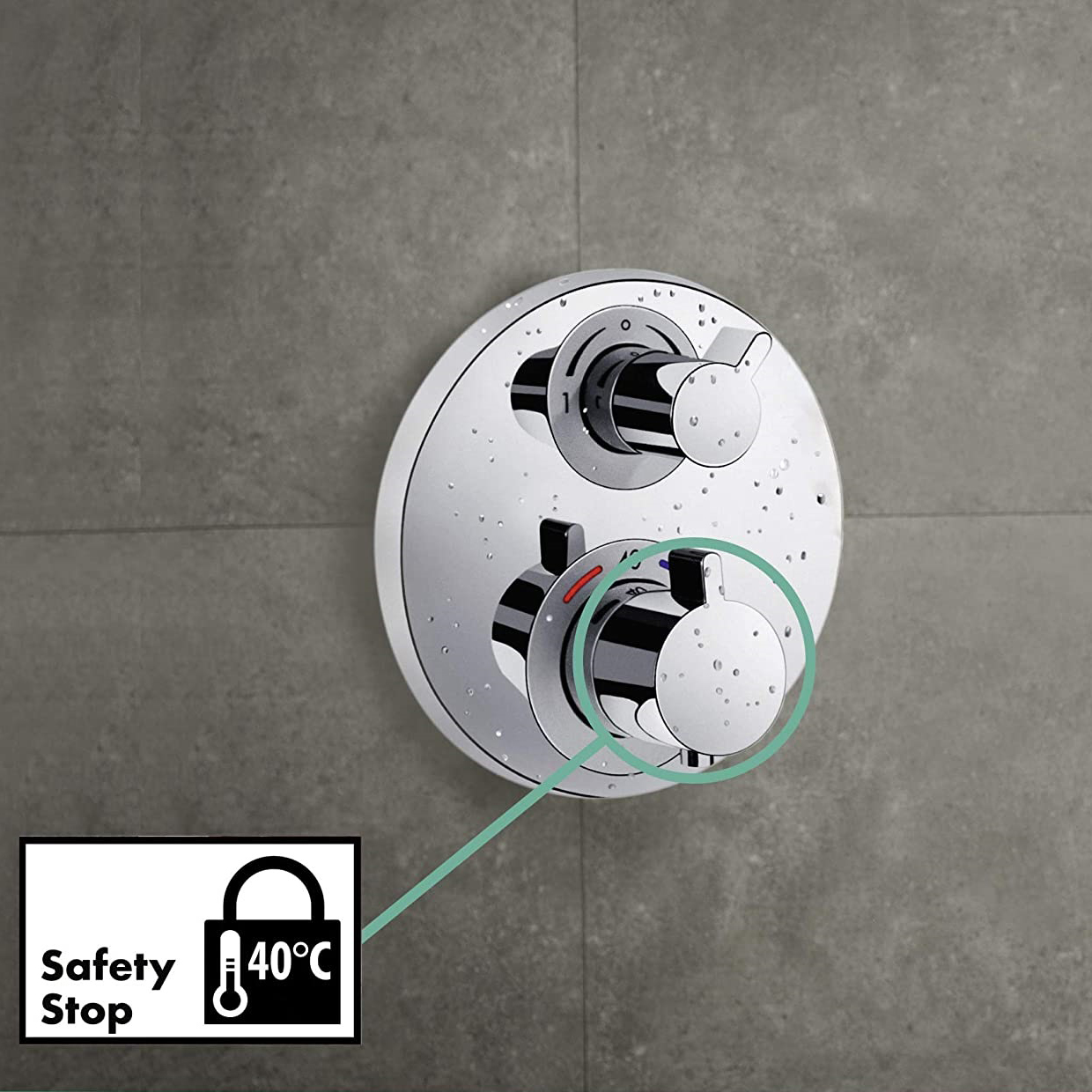 Takdusjsett Hansgrohe Croma 280 Ecostat S for Innbygging 1jet