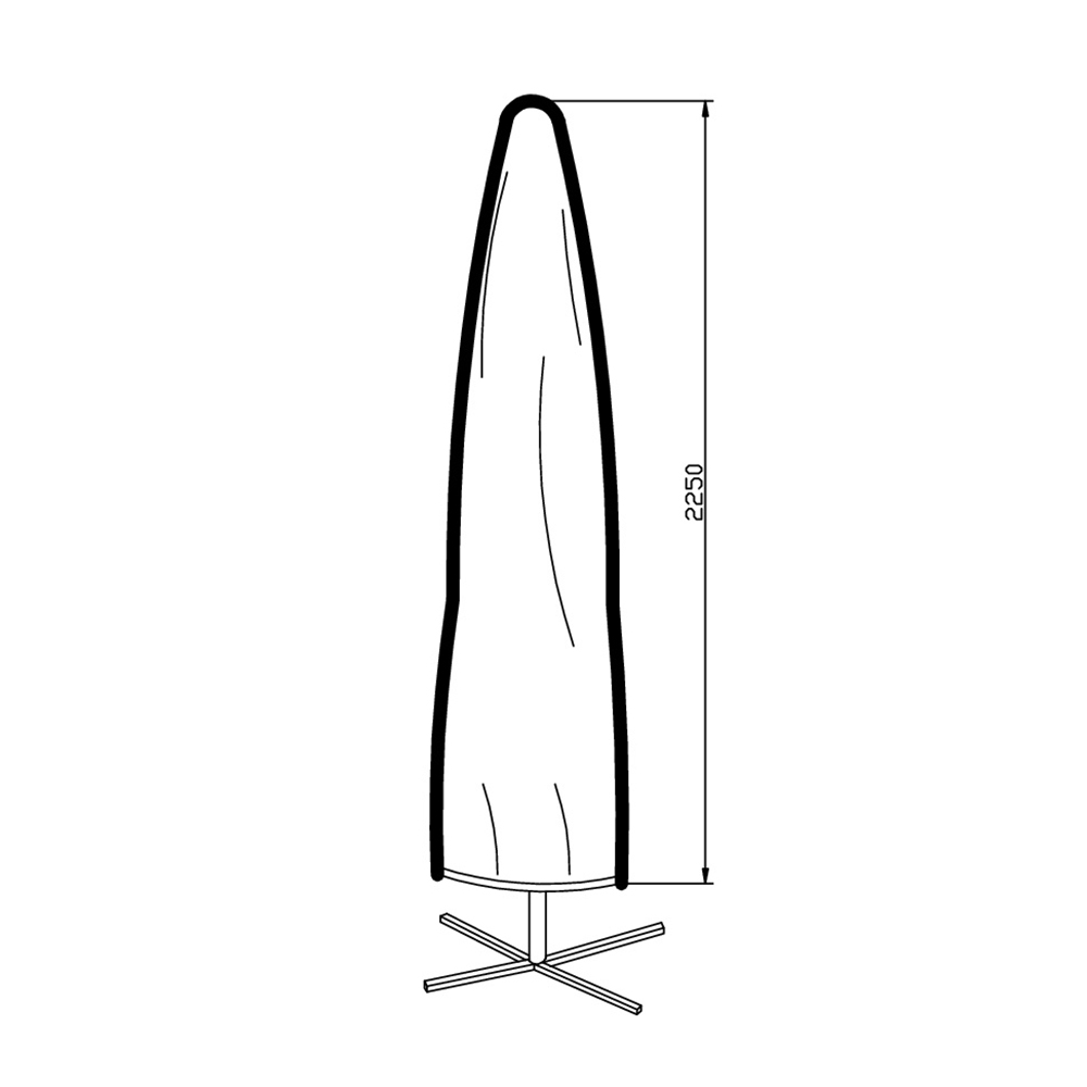 Parasollovertrekk Venture Home 225 cm