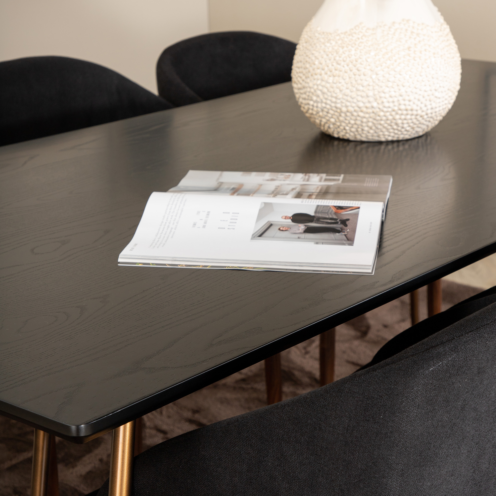 Spisegruppe Venture Home Annika med 6 Archie Stoler
