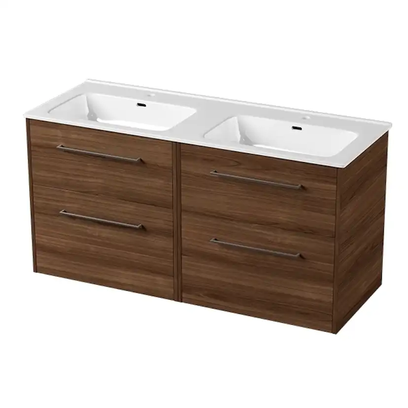 Servantskap FOSSBAD Innovent B120 (2x60) for Heldekkende Dobbel Servant