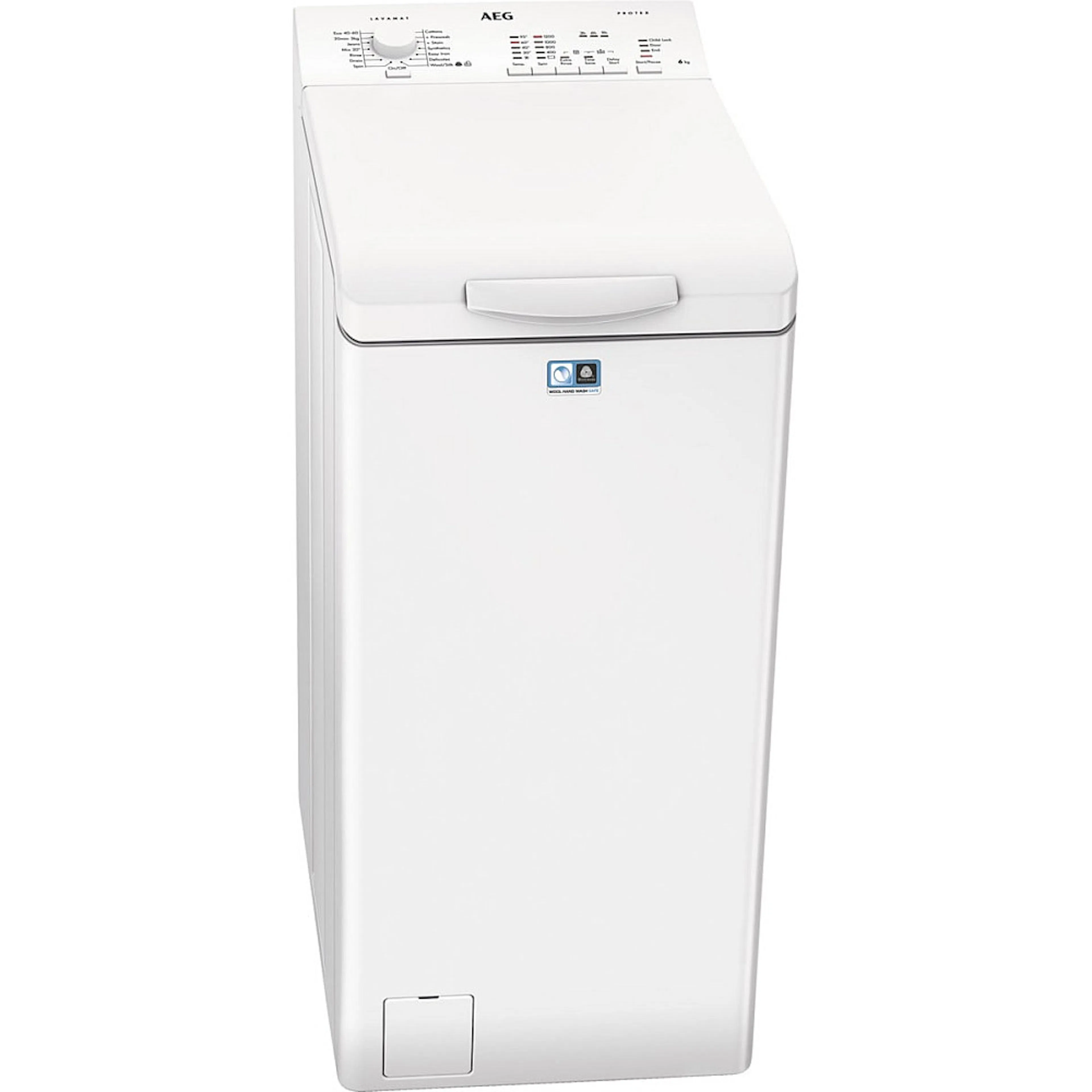 Toppmatet Vaskemaskin AEG L6TPO621N5 Kompakt med OptiSense