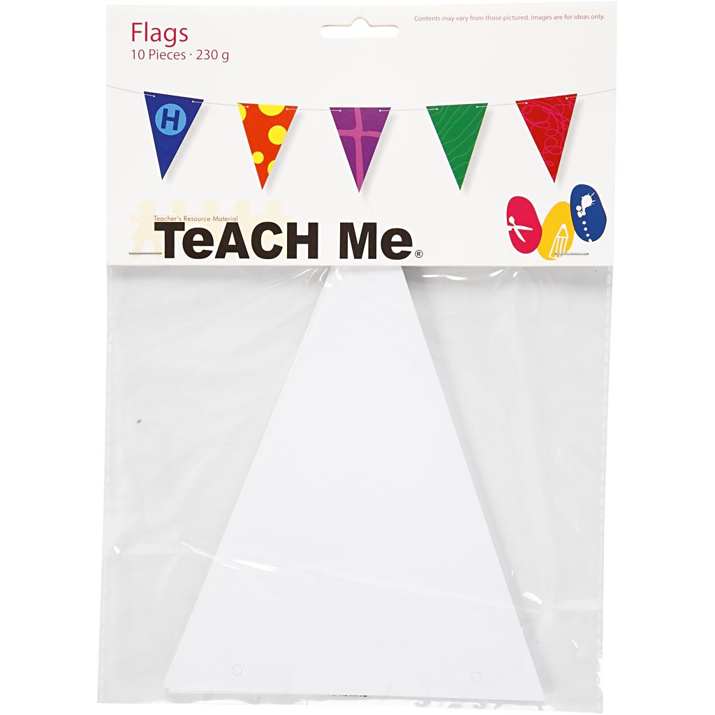 Flagg Creativ Company Hvit 20x14,5 cm 300 g 10 stk/1 Pk