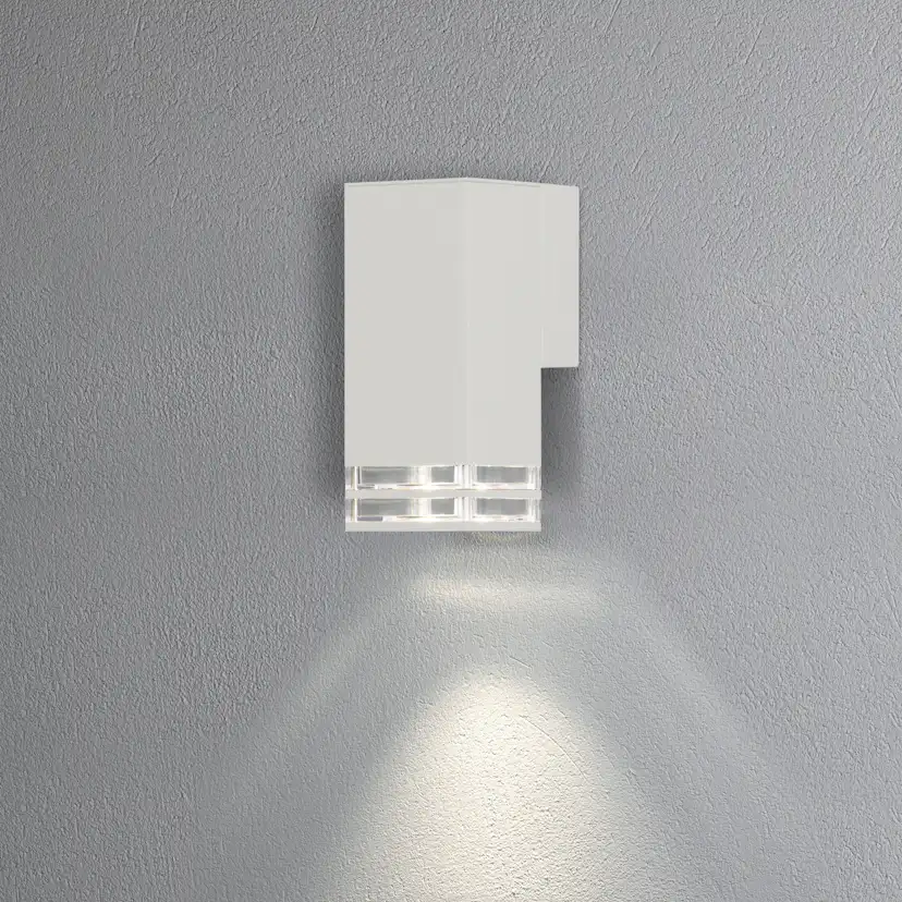 Vegglampe Gnosjö Konstsmide Pollux Ned Dobbel 2xGU10