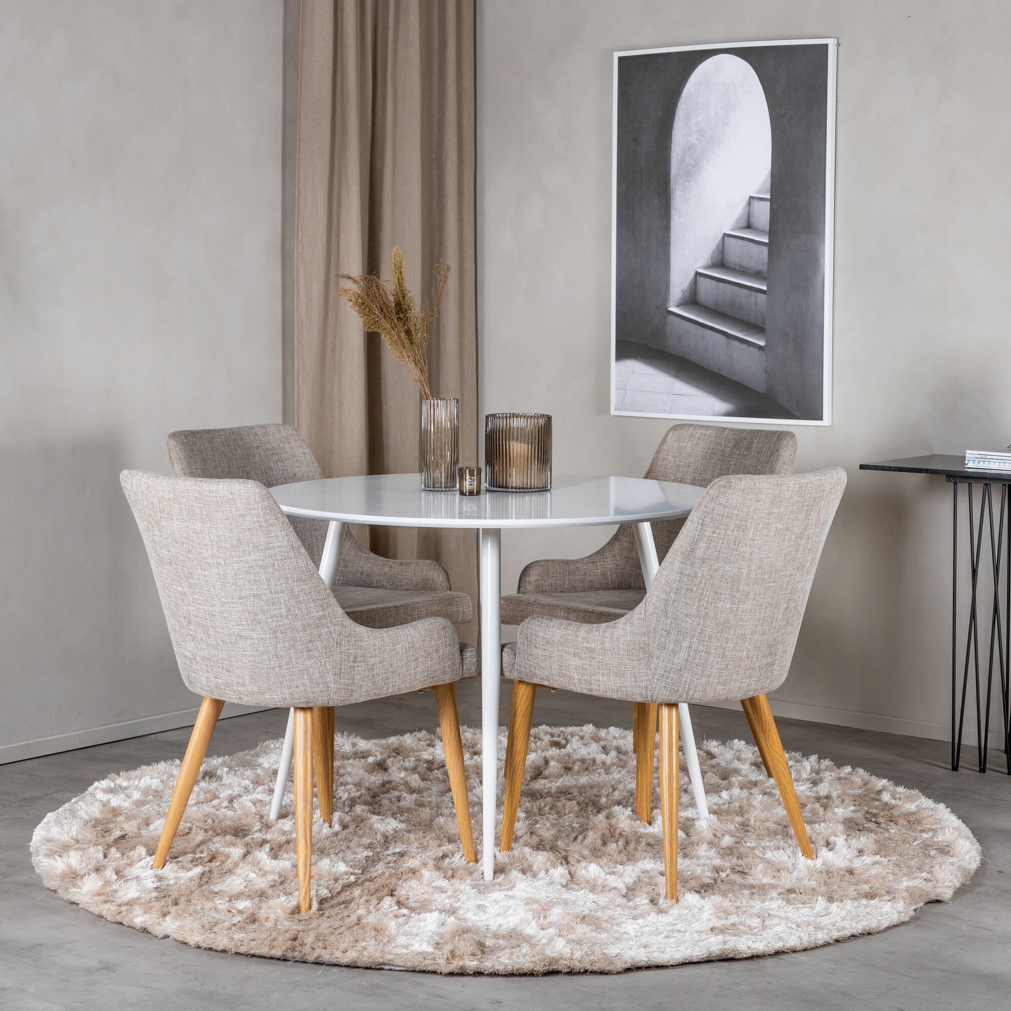 Spisegruppe Venture Home Plaza med 4stk Stoler