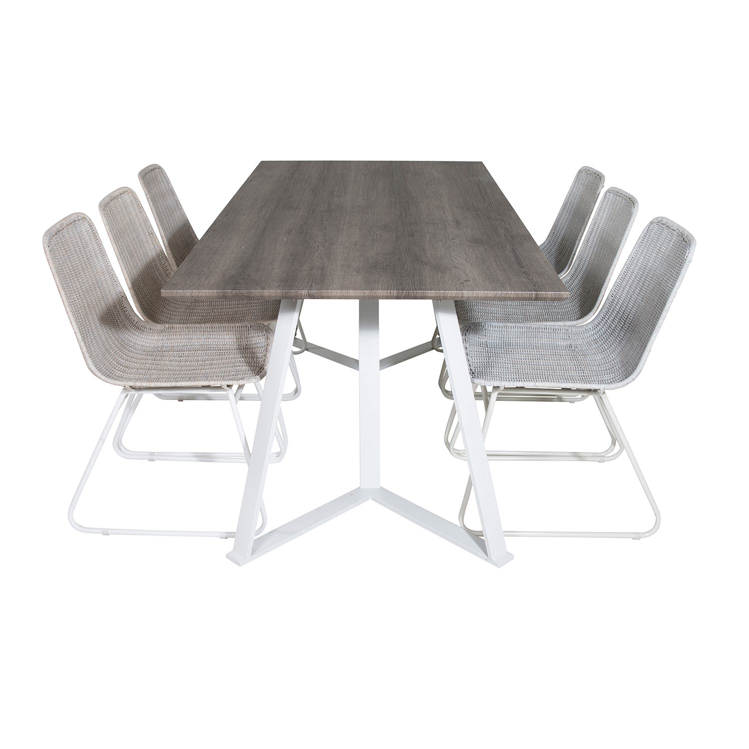 Spisegruppe Venture Home Madde med 6 Cornelia Stoler