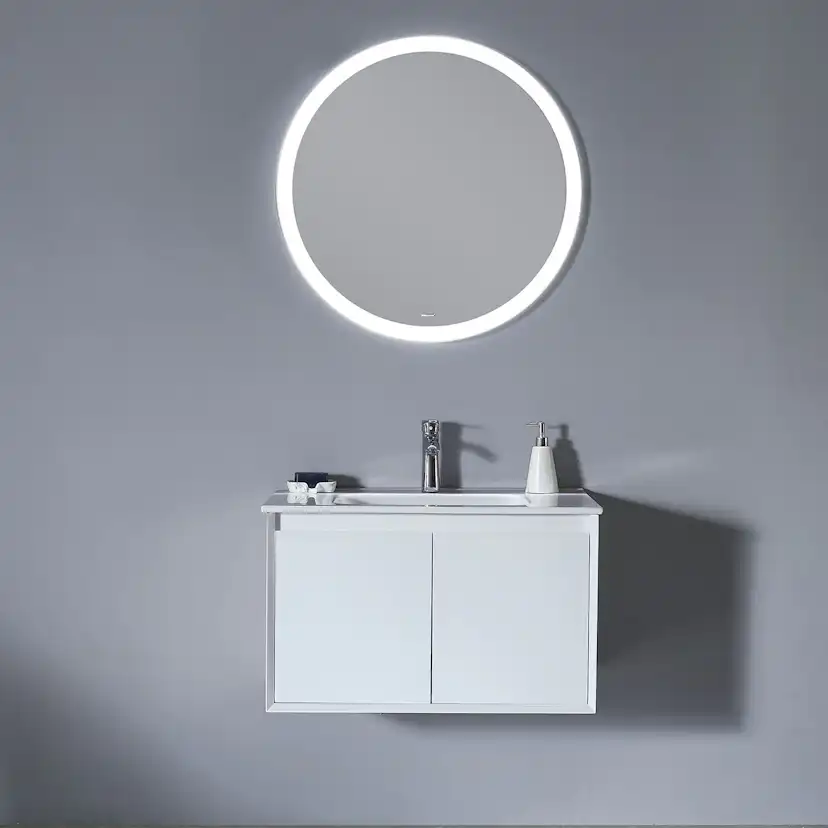 Speil LH Elegant med LED Belysning Rund