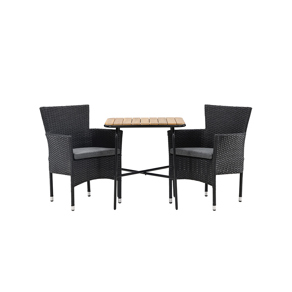 Cafégruppe Venture Home Holmbeck Bord med 2 Malina Stoler