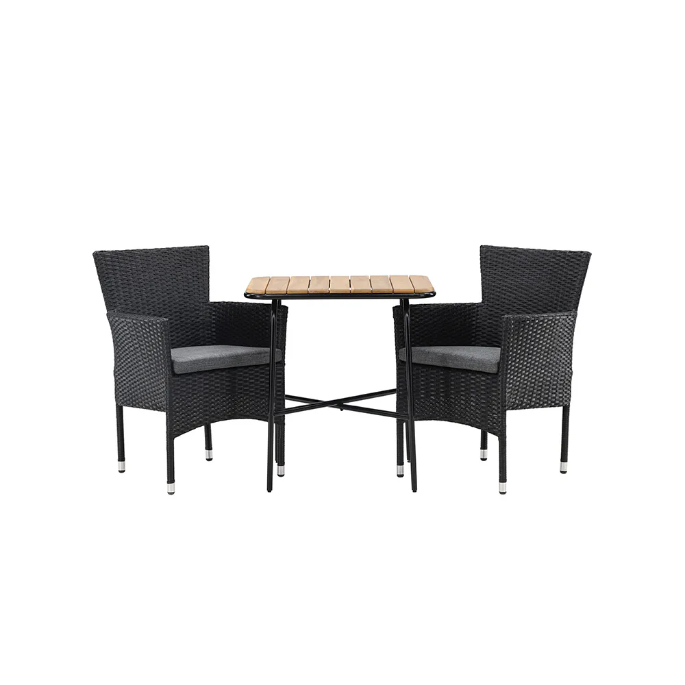 Cafégruppe Venture Home Holmbeck Bord med 2 Malina Stoler