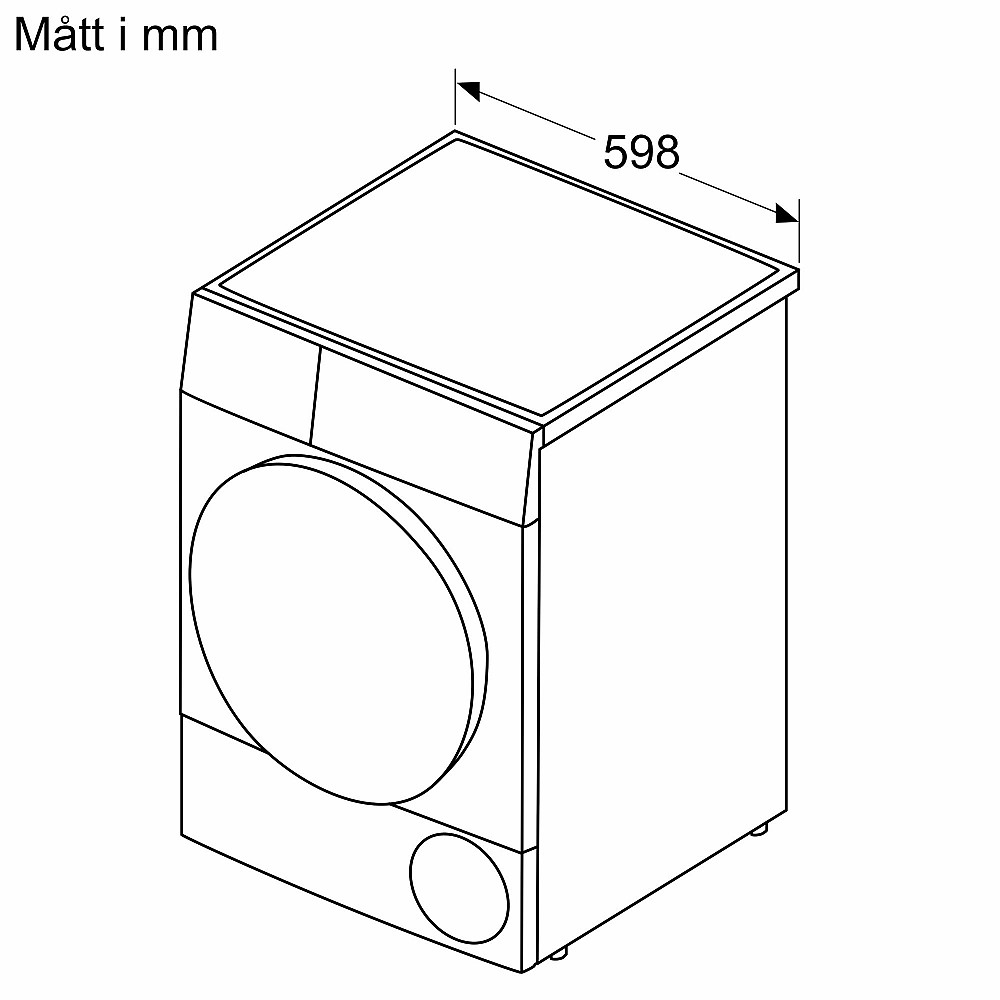 Varmepumpetrommel BOSCH Serie 6 WQG2450MSN A++ 9 kg Skånsom og Effektiv