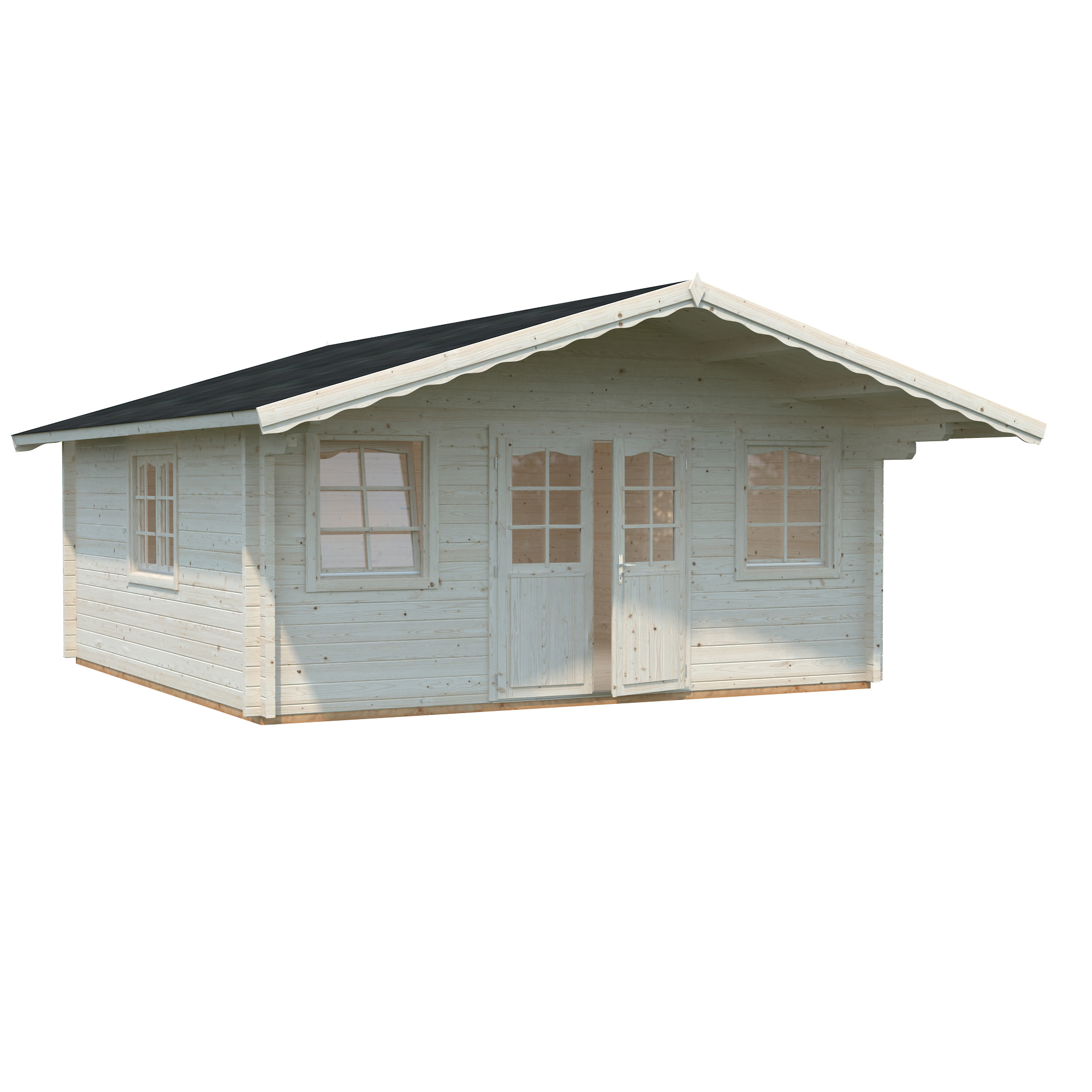 Anneks Palmako Helena 26 m2 med Shingel, Papp og Spiker