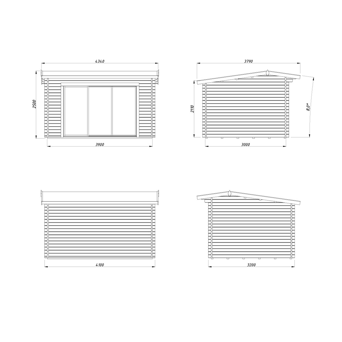 Hagestue Palmako Ines 11,1 m2